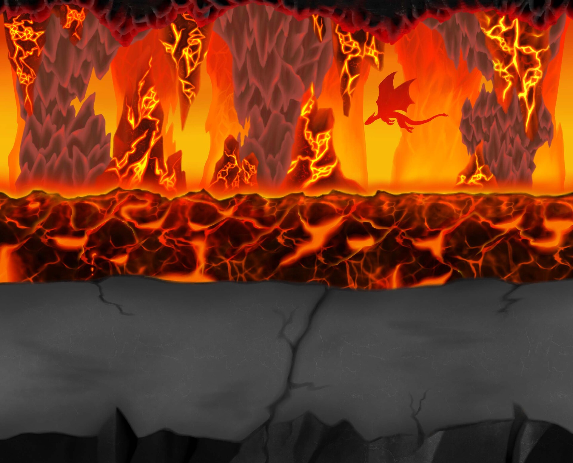 ArtStation - Fire Background Art