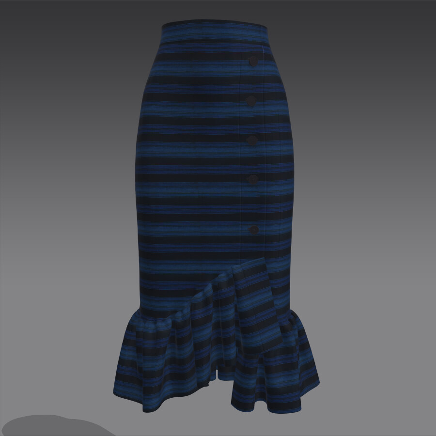 ArtStation - Skirt project. Join me for cooperation