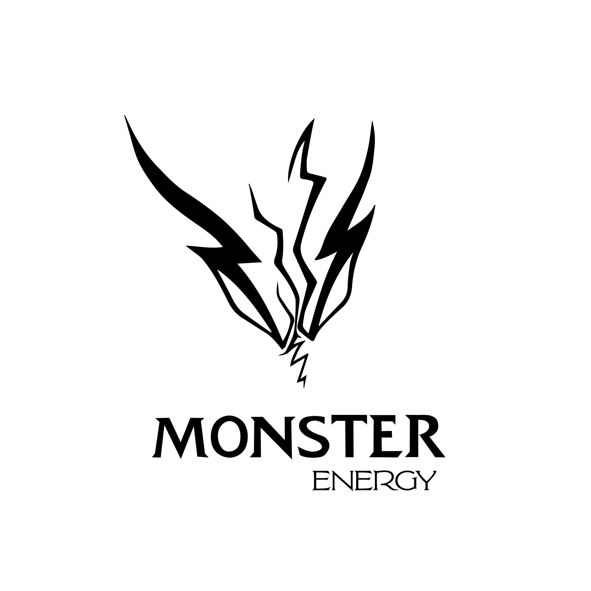 monster energy outline