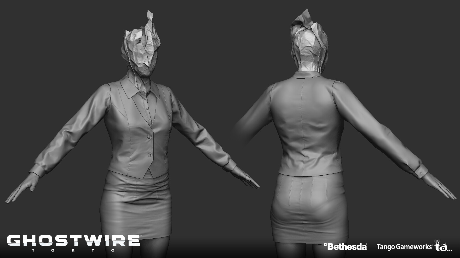 Shin Hidaka - Ghostwire: Tokyo - PaperDoll Passenger Marionette