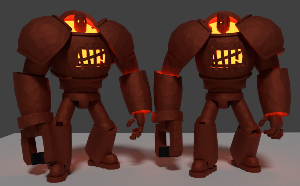 ArtStation Furnace Golem