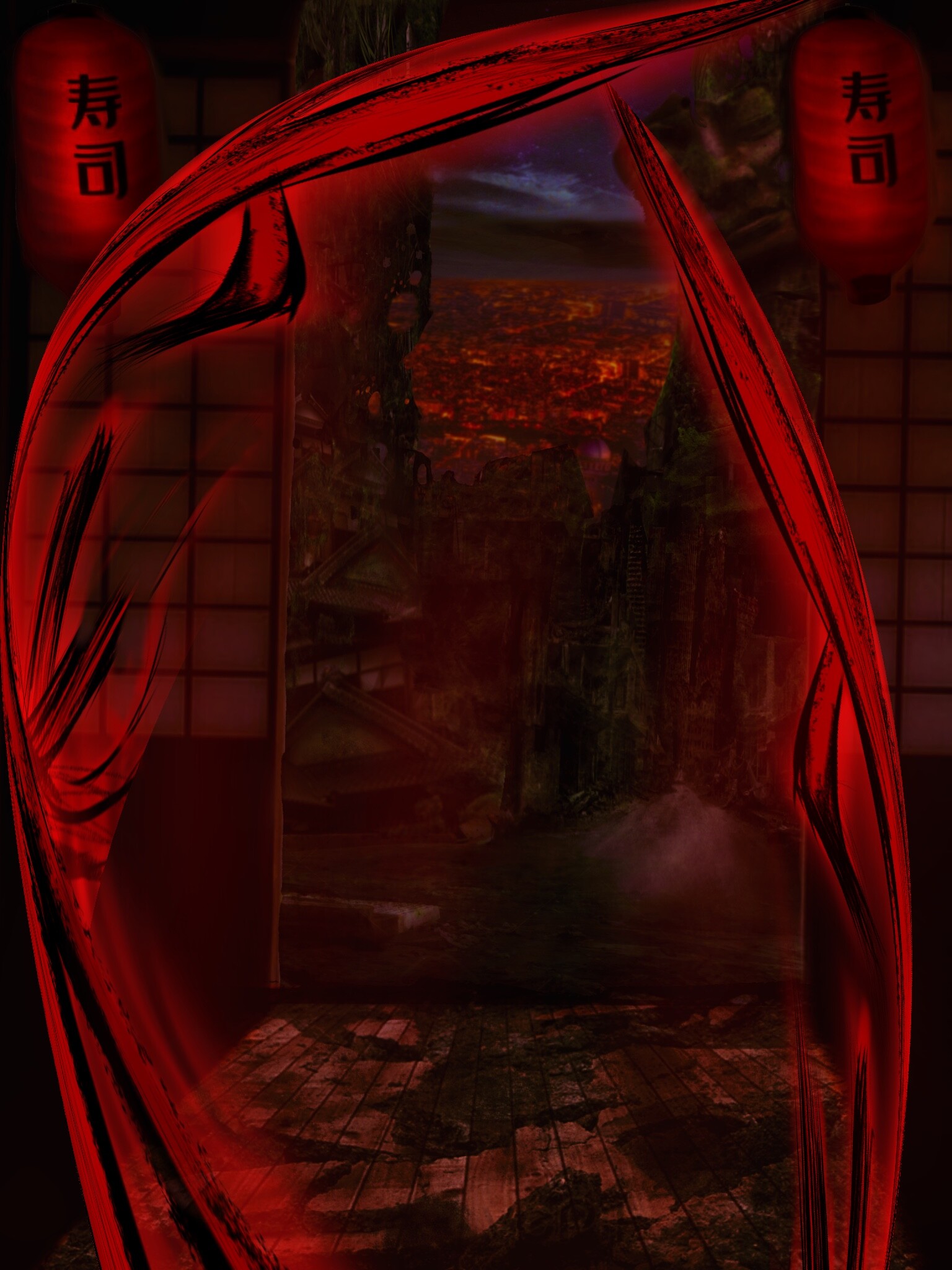 Marko Fer Tuck - Gyutaro Fanart Demon Slayer Upper Six moon