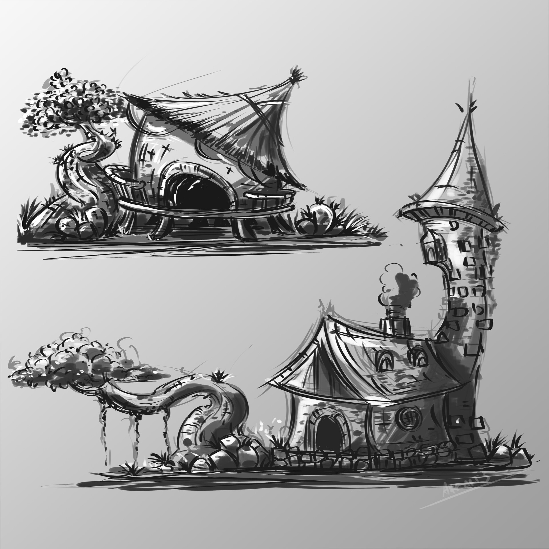 ArtStation - Concept Sketching