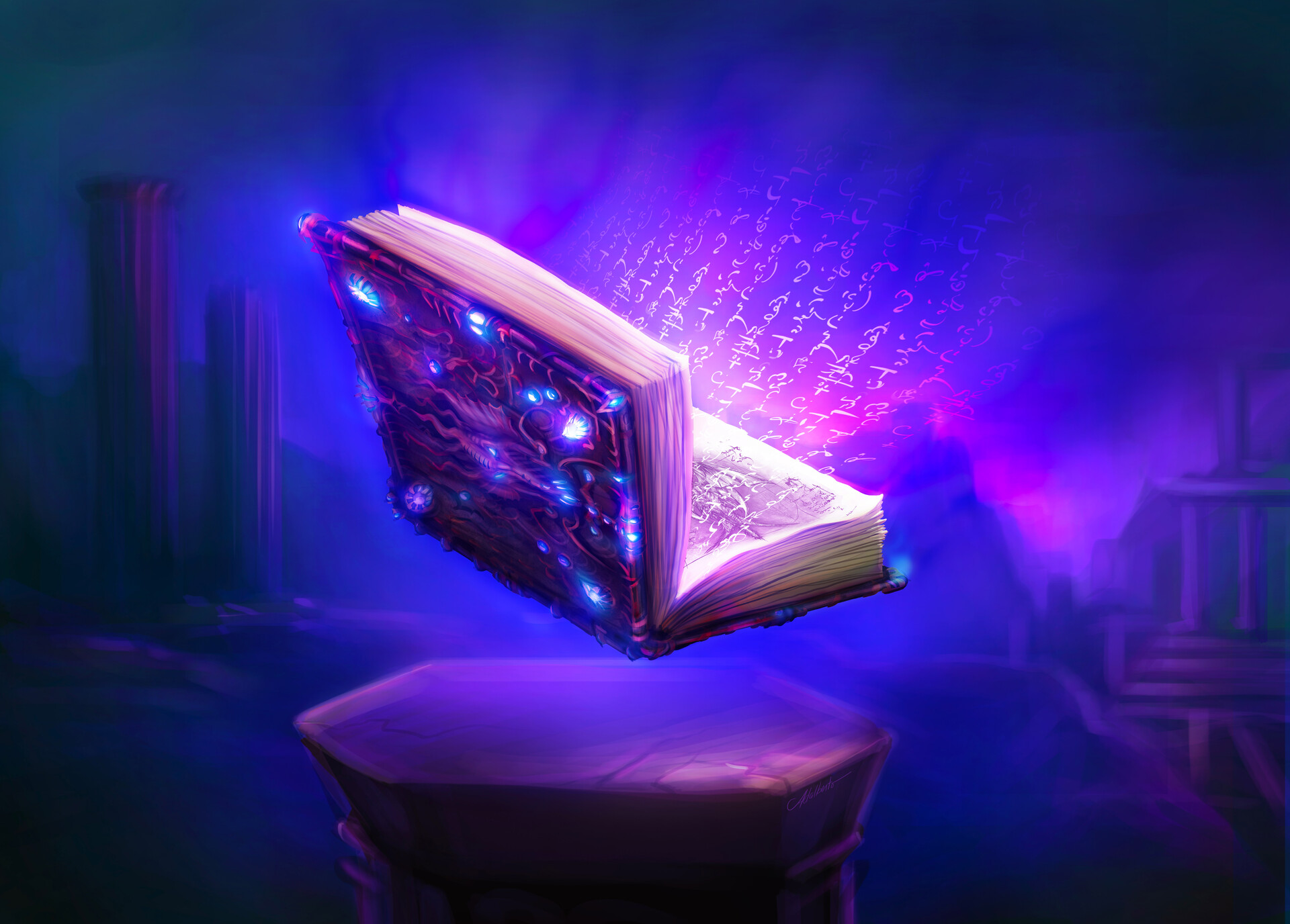 ArtStation - Magical Spellbook