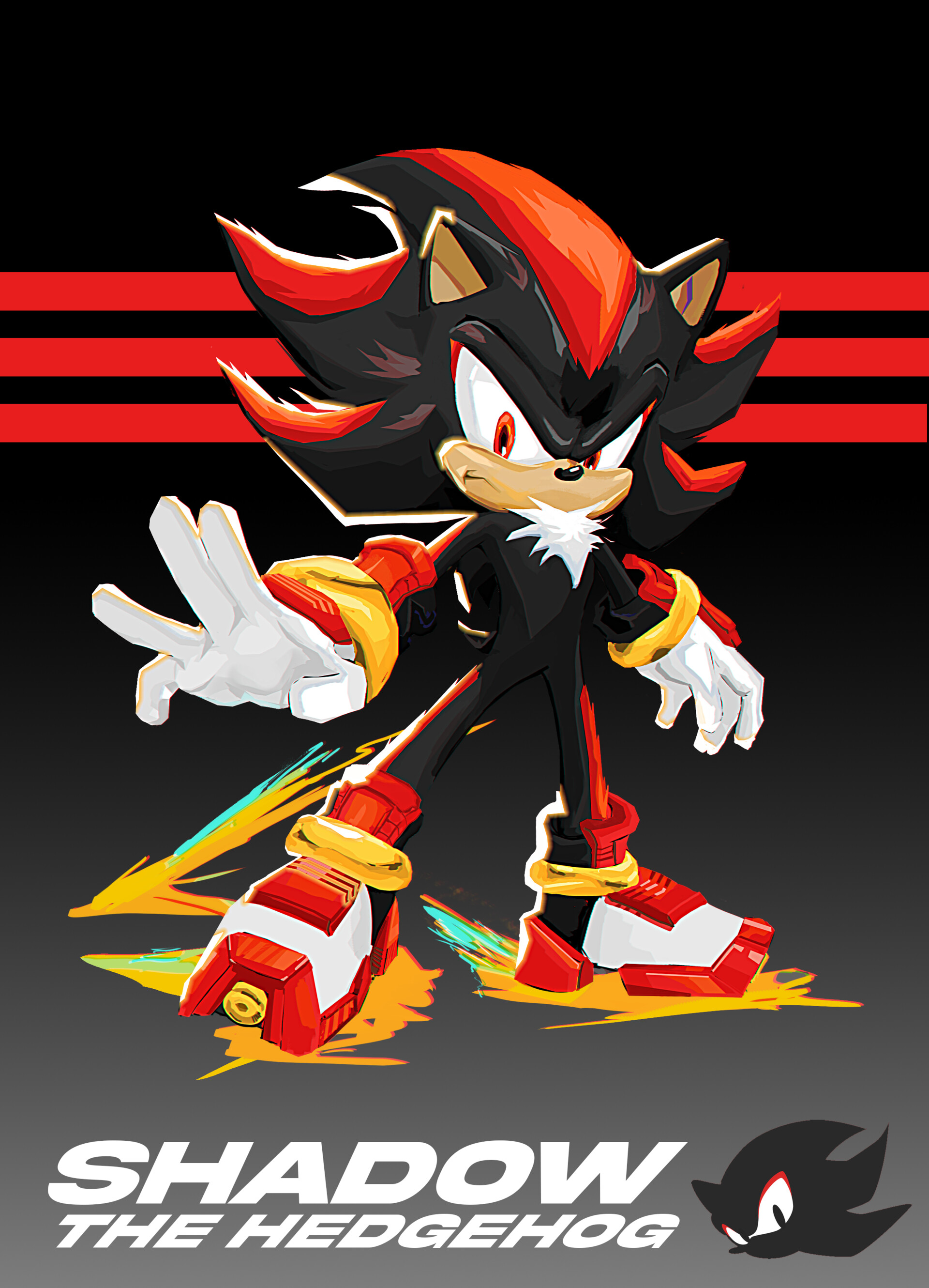 ArtStation - Animation Fan Art. Sonic and Shadow