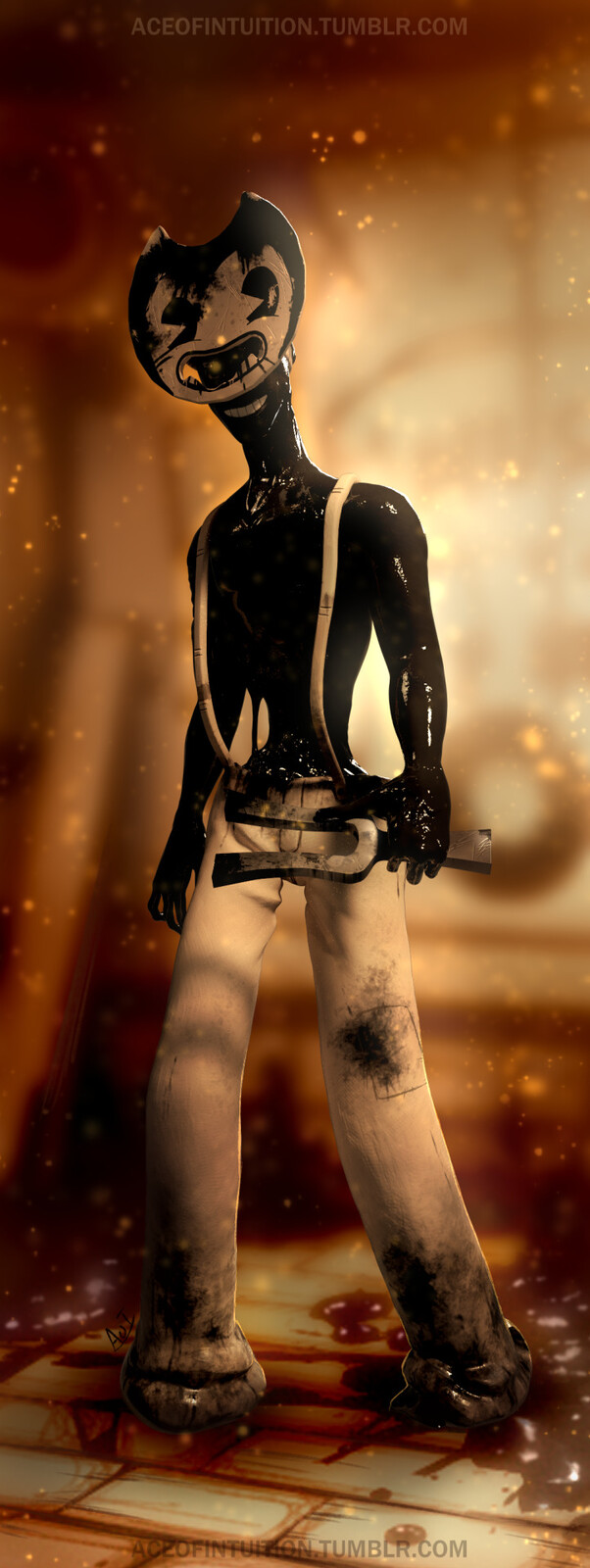 Sammy Lawrence (Bendy and the Ink Machine fan sculpt) 