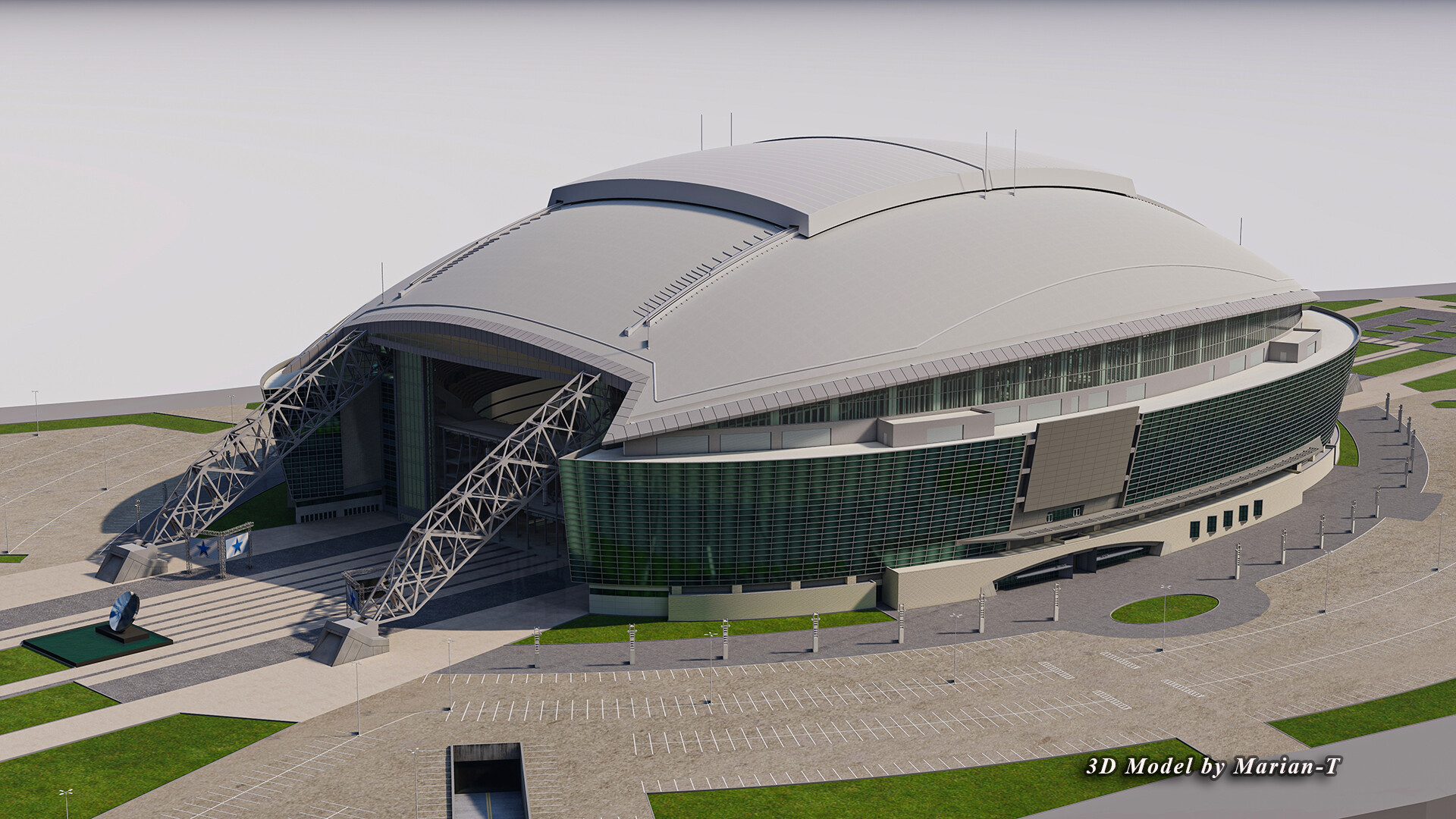 ArtStation - AT&T Stadium Dallas-Texas USA 3d model