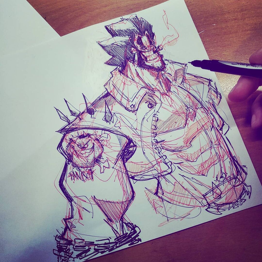 Early sketches.