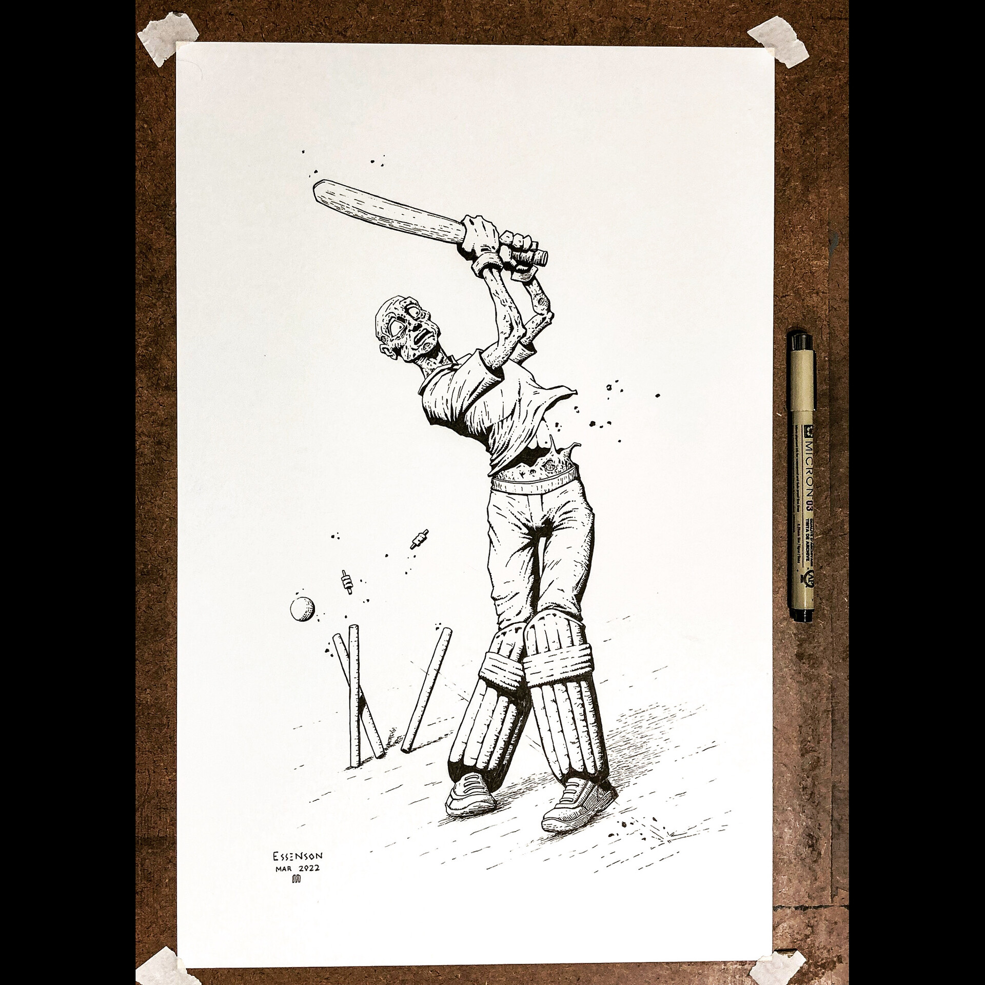 ArtStation Cricket Zombie