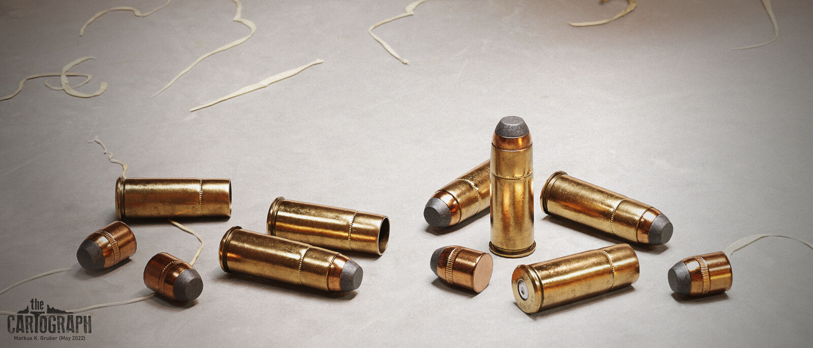 As tradition has it – a cartridge render at the end of the line. The bullet type is definitely not era-accurate, but hella cooler-looking than pure lead bullets. Cheers! 😉