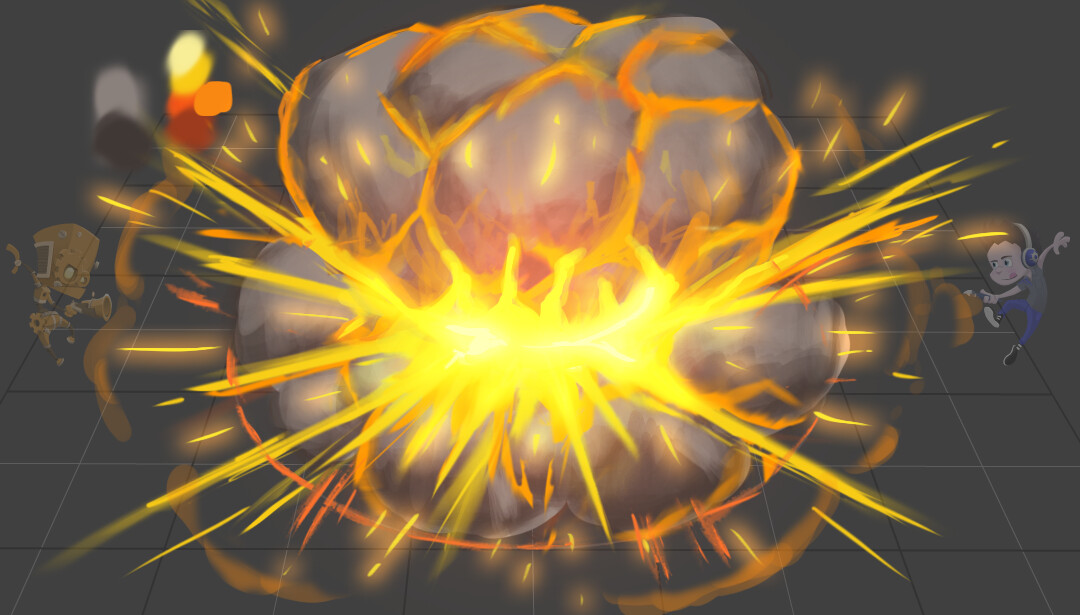 Stylized Explosion - WIP
