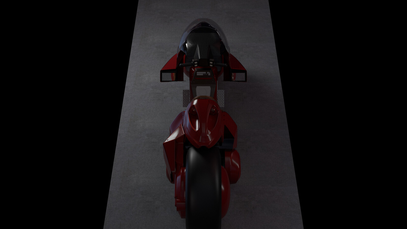 Akira Bike WIP - vray