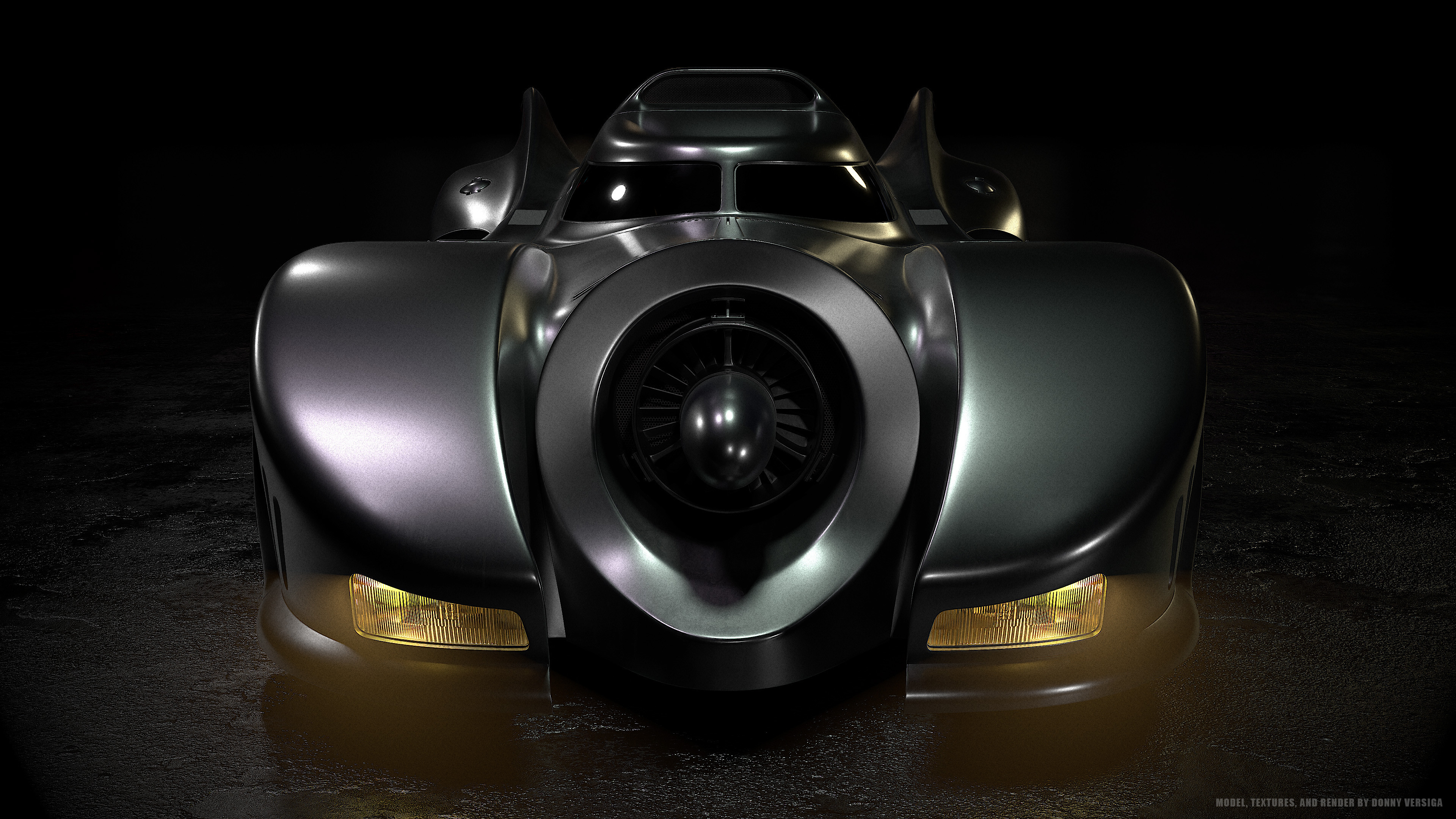 Donny Versiga - Batmobile - 1989, image size:3840x2160