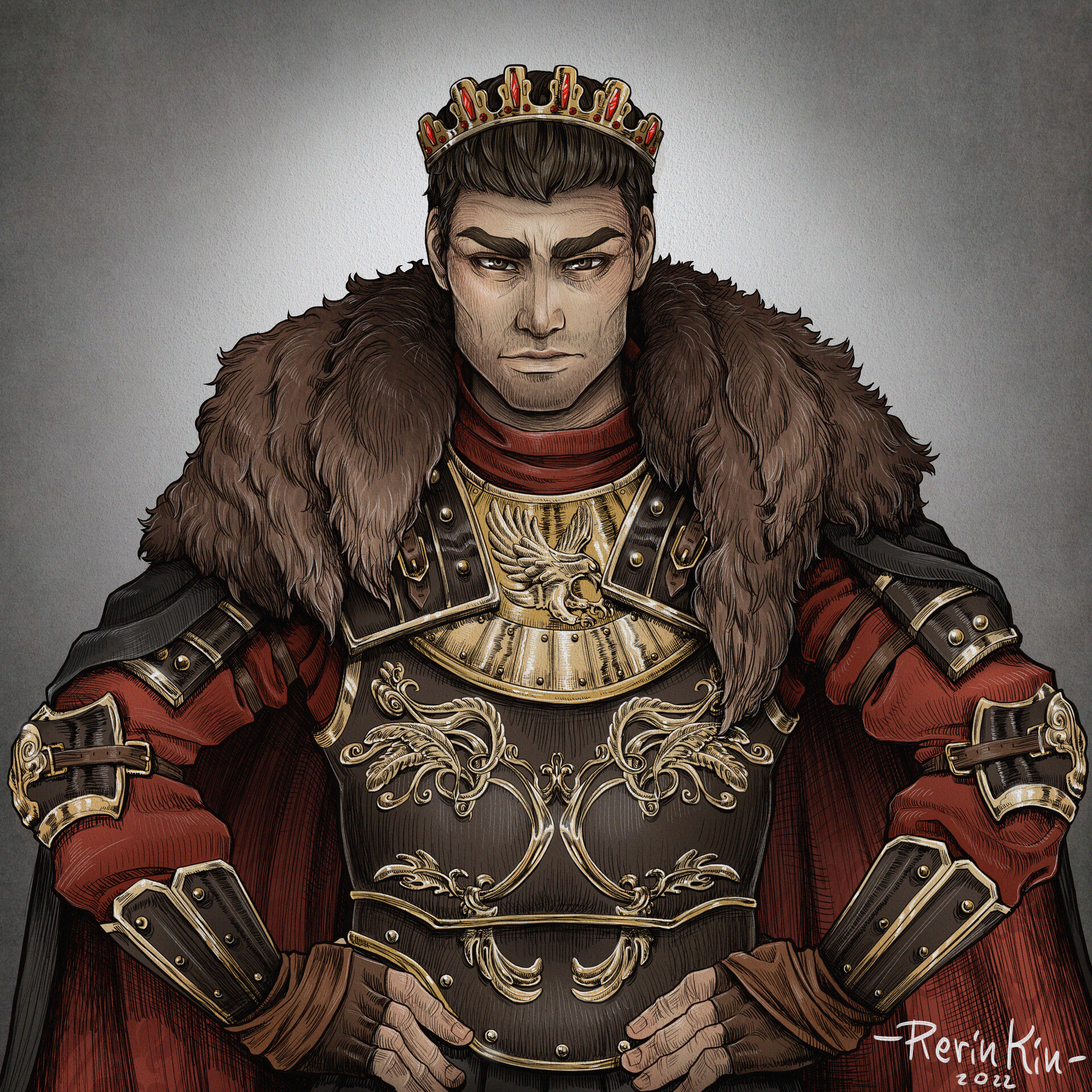 ArtStation King D D Commission