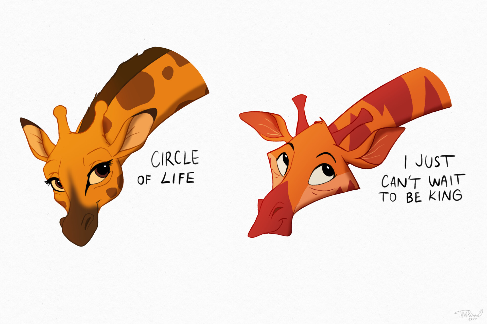 ArtStation - Character designs of giraffe in TLK