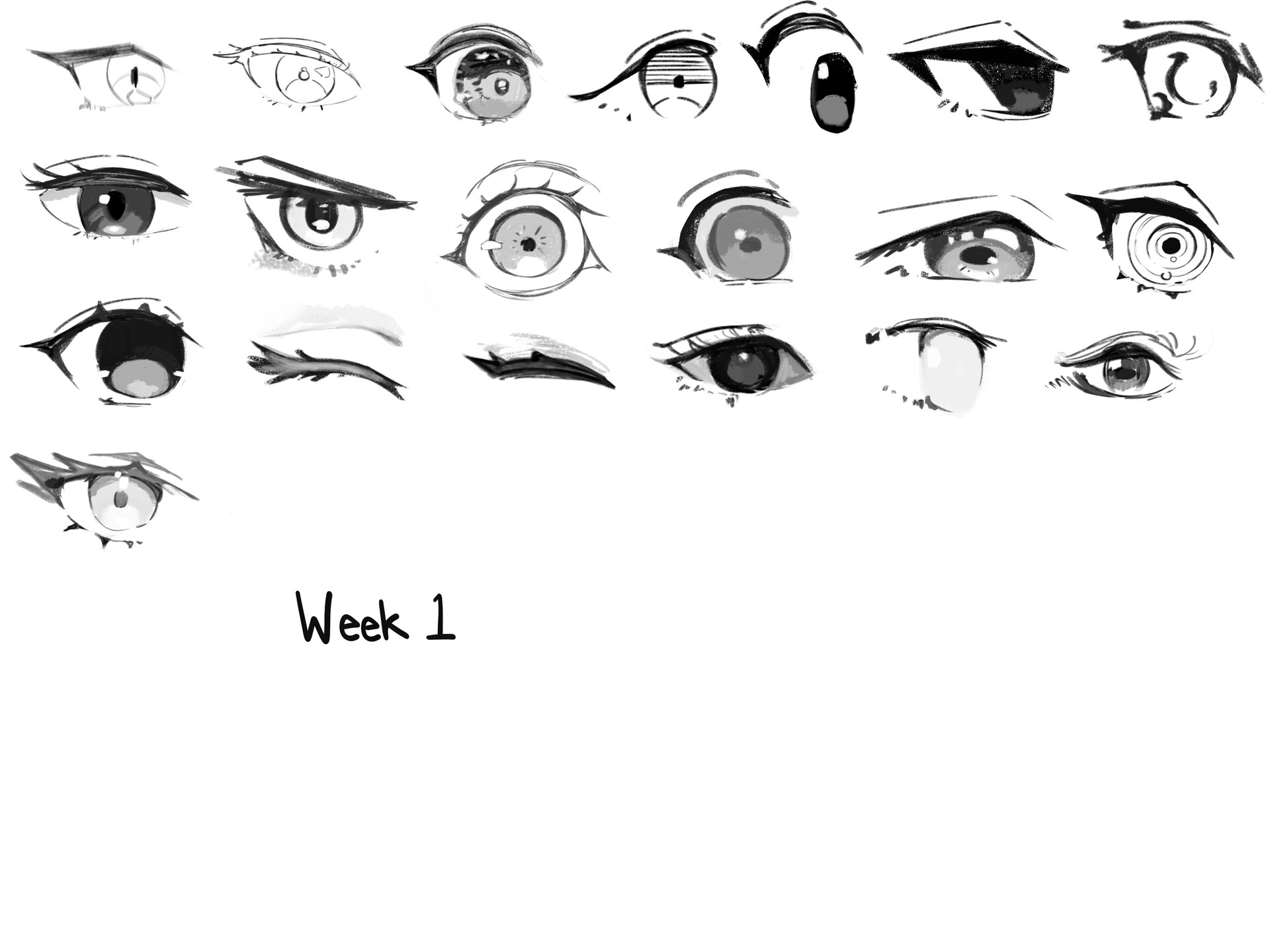Drawing Shape of Eyes and Its Expressions Lessons : How to Draw Eyes and  How to Draw Facial Expressions and Emotions of the Eyes