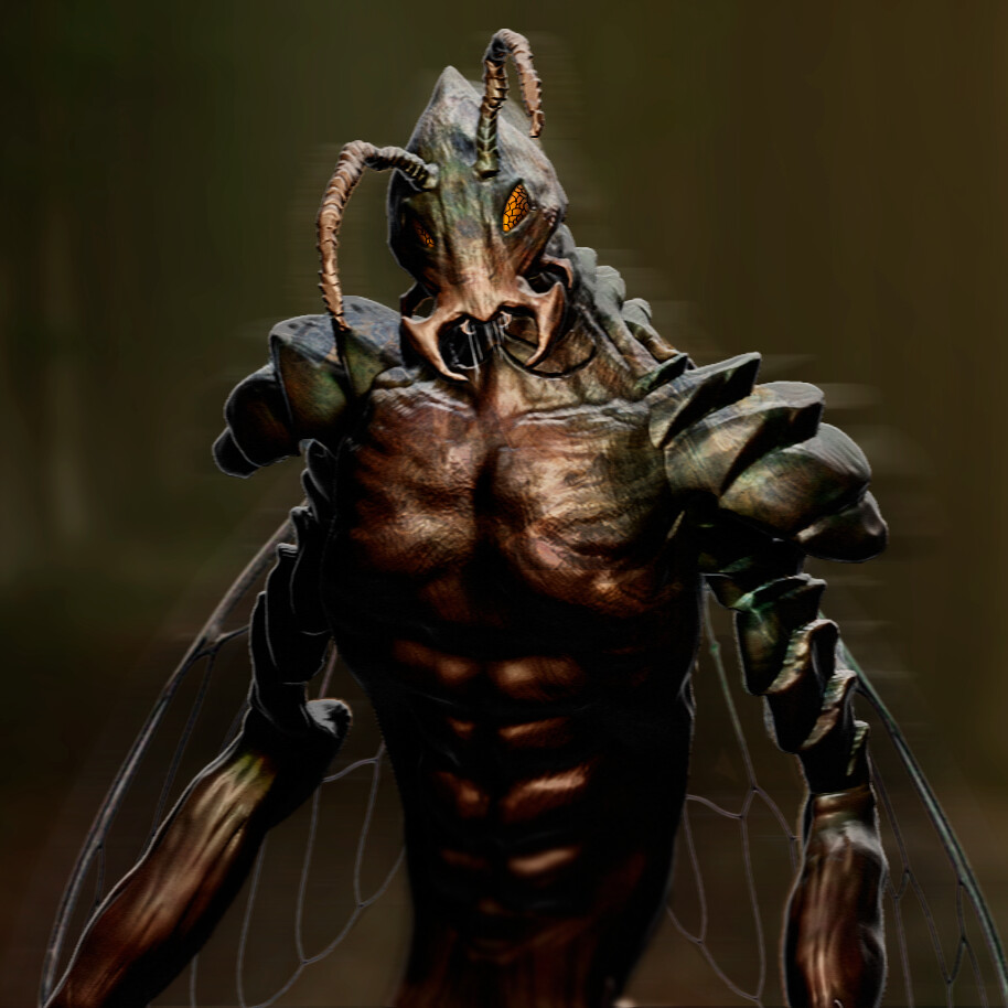Artstation mutant ant personal project