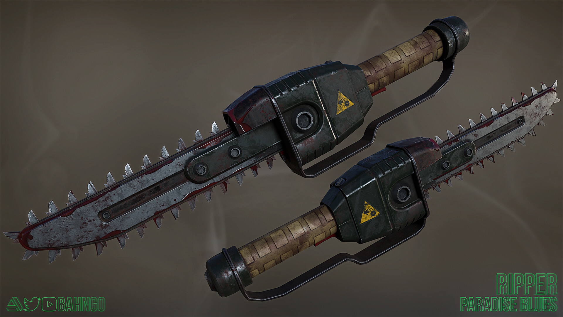 ArtStation Ripper "Paradise Blues" (Fallout Zombies)