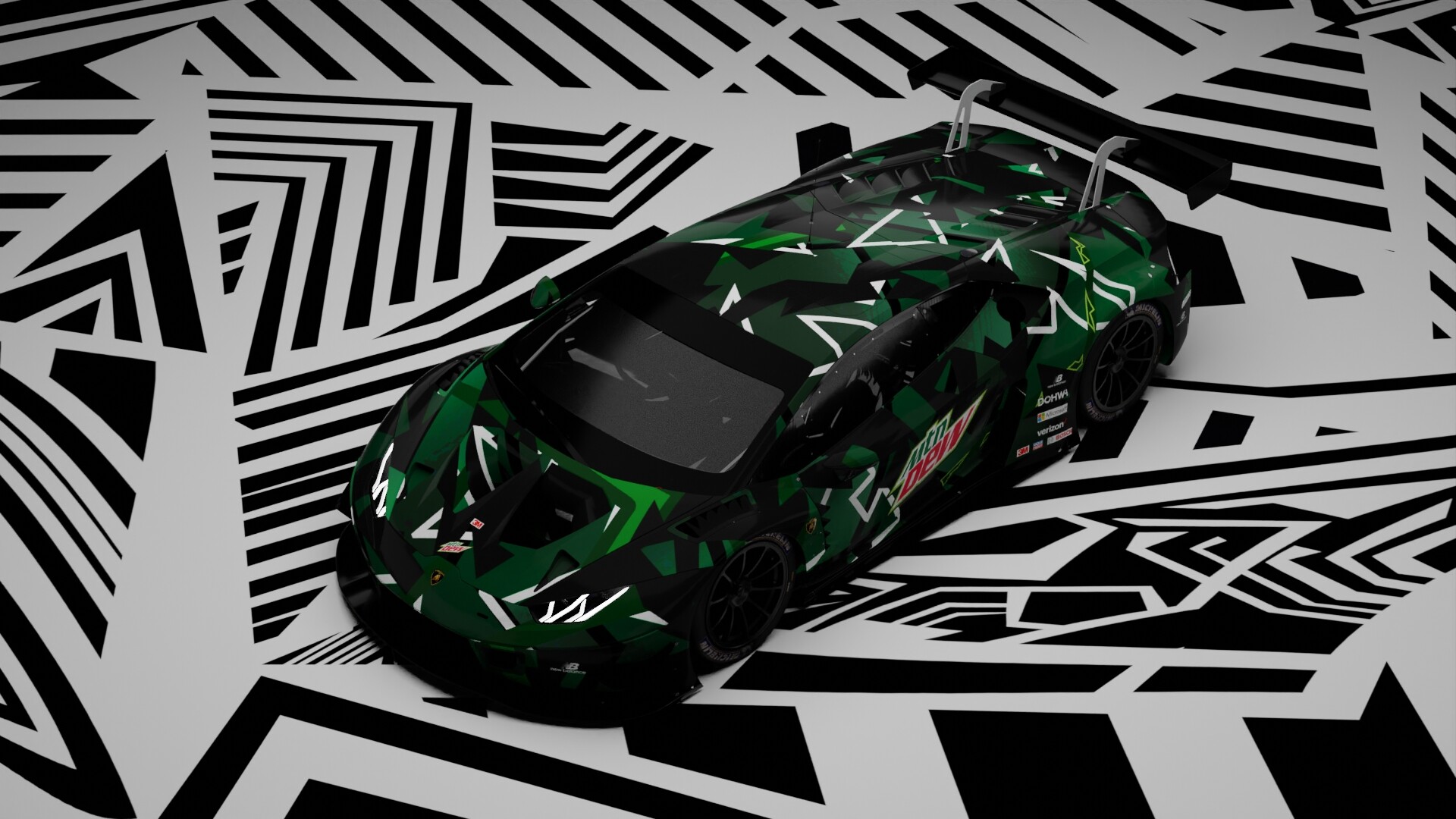 HONGWORKS Design - Lamborghini Huracan GT3 EVO Mountain Dew HONGWORKS Design - Lamborghini Huracan GT3 EVO Mountain Dew