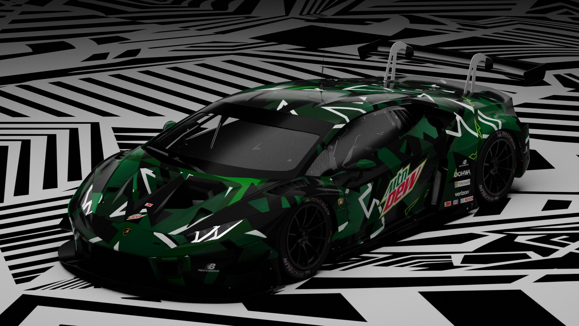 HONGWORKS Design - Lamborghini Huracan GT3 EVO Mountain Dew HONGWORKS Design - Lamborghini Huracan GT3 EVO Mountain Dew
