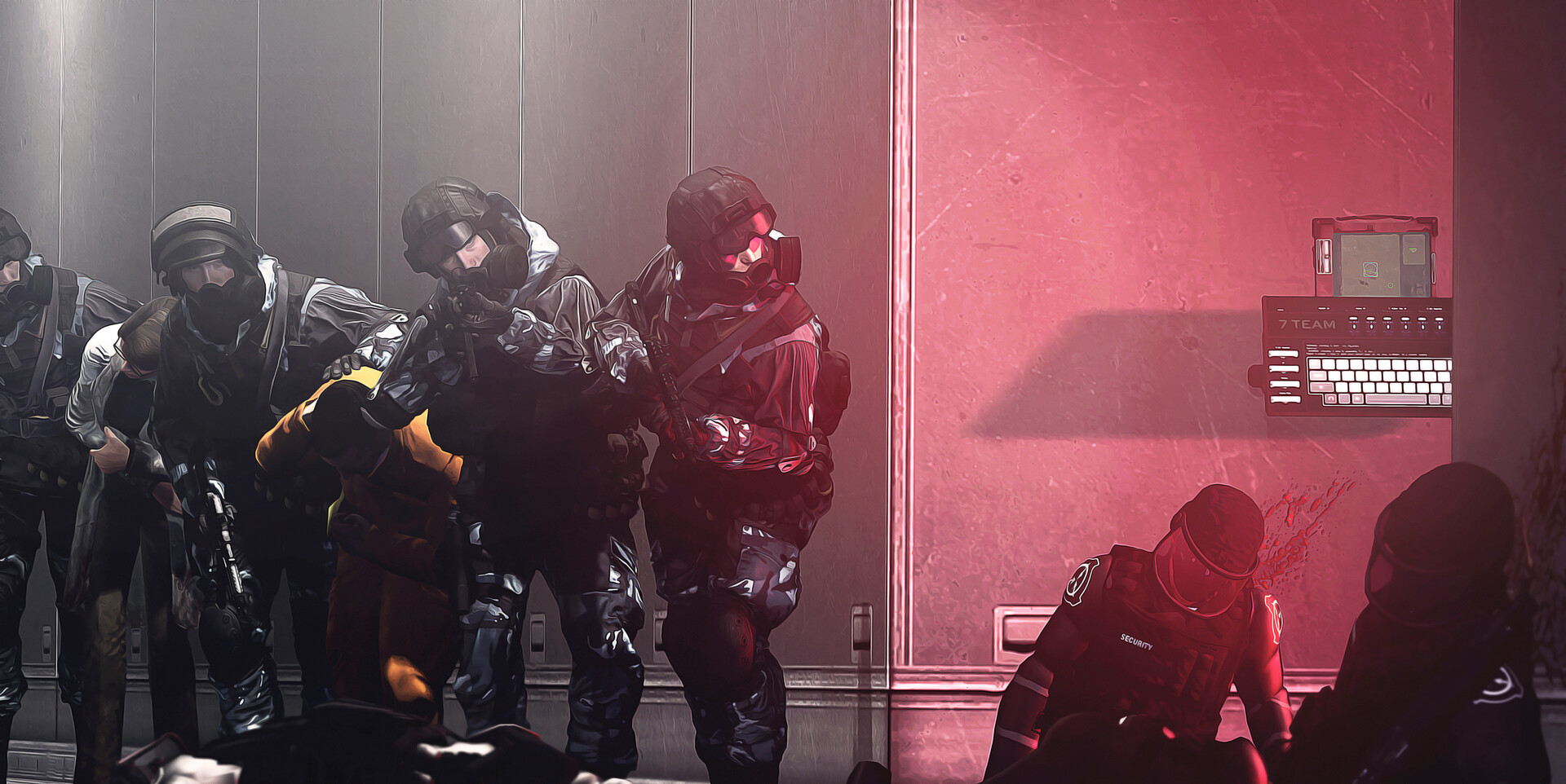 Artstation scp chaos insurgency assault team evacuation 