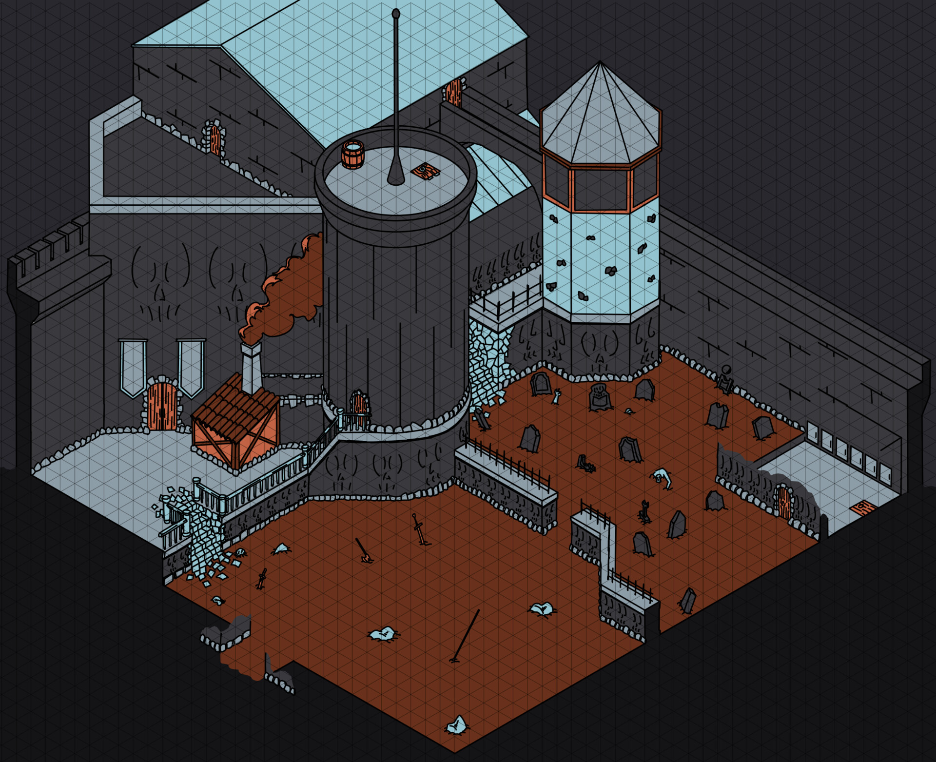 Artstation ttrpg maps