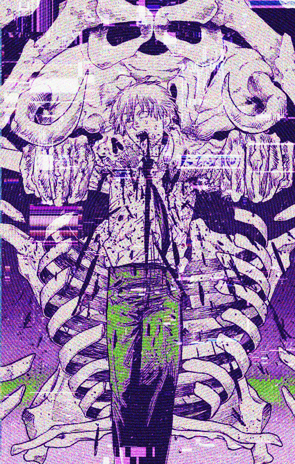 ArtStation Chainsaw Man (only recolor and editing, no drawing)