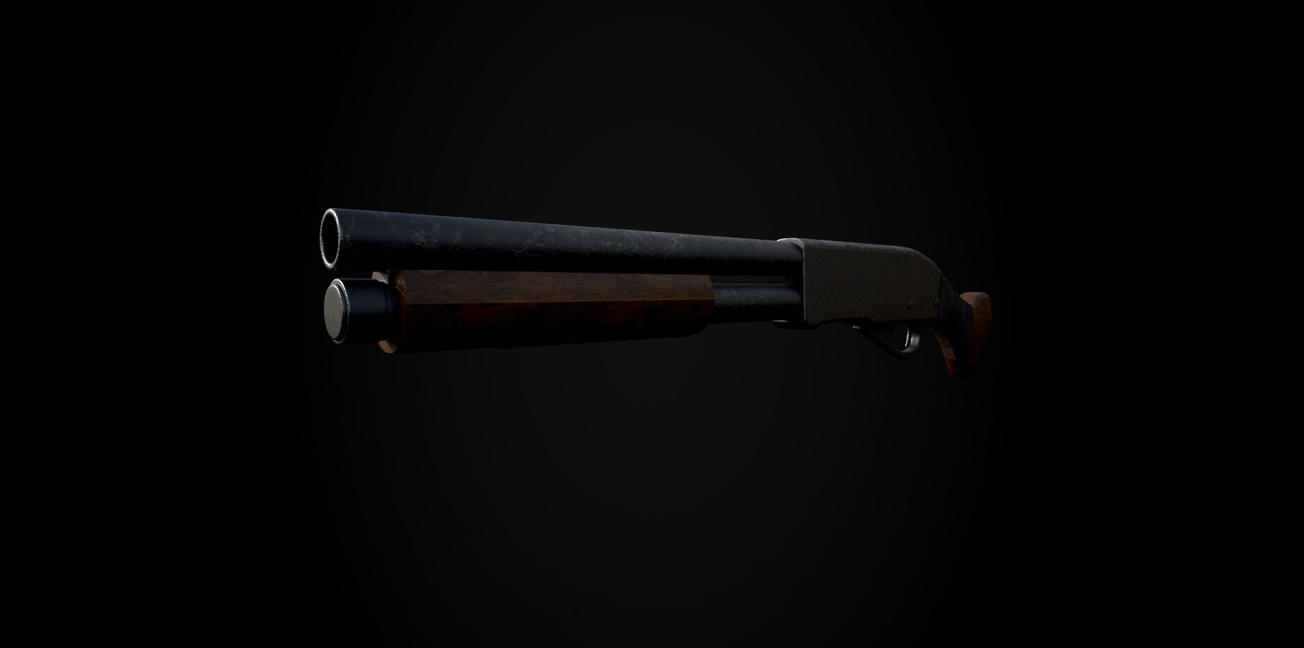 ArtStation SawedOff Pump Shotgun