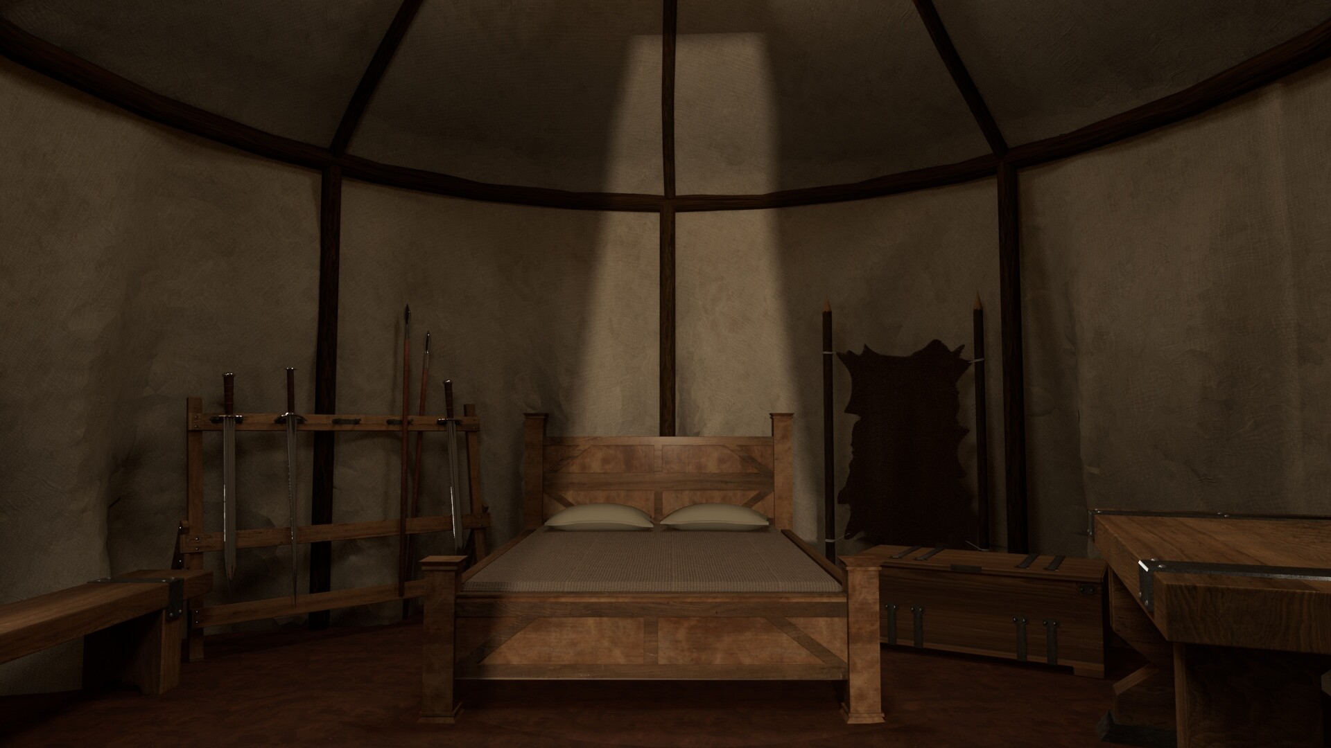 ArtStation - Medieval Knight’s Tent Environment