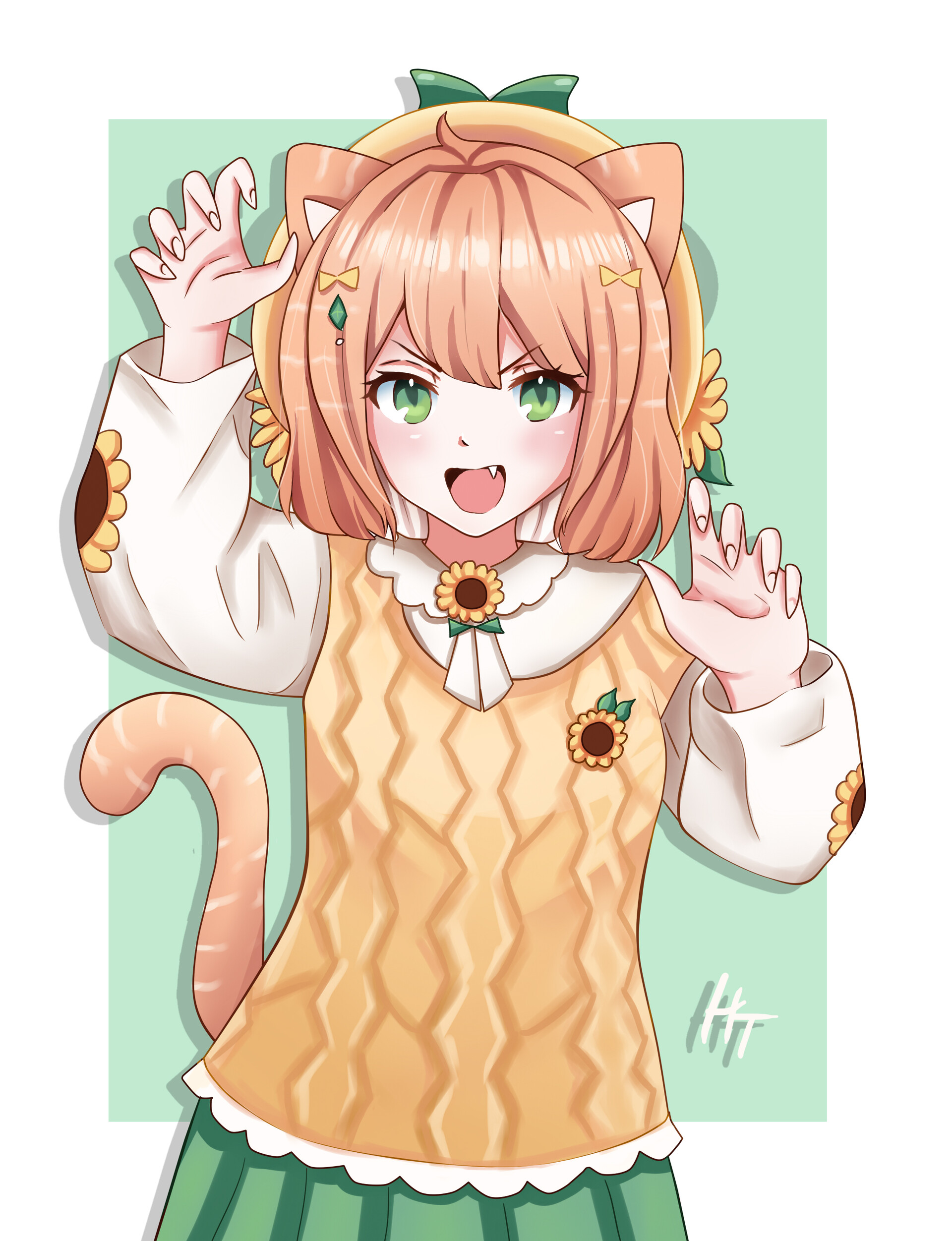 ArtStation Anime neko girl
