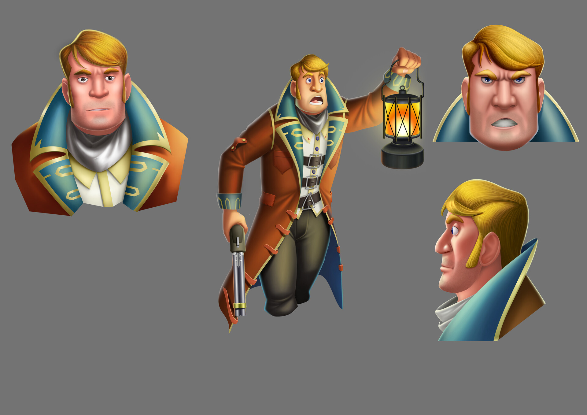 ArtStation - Mr. Silver shot character design