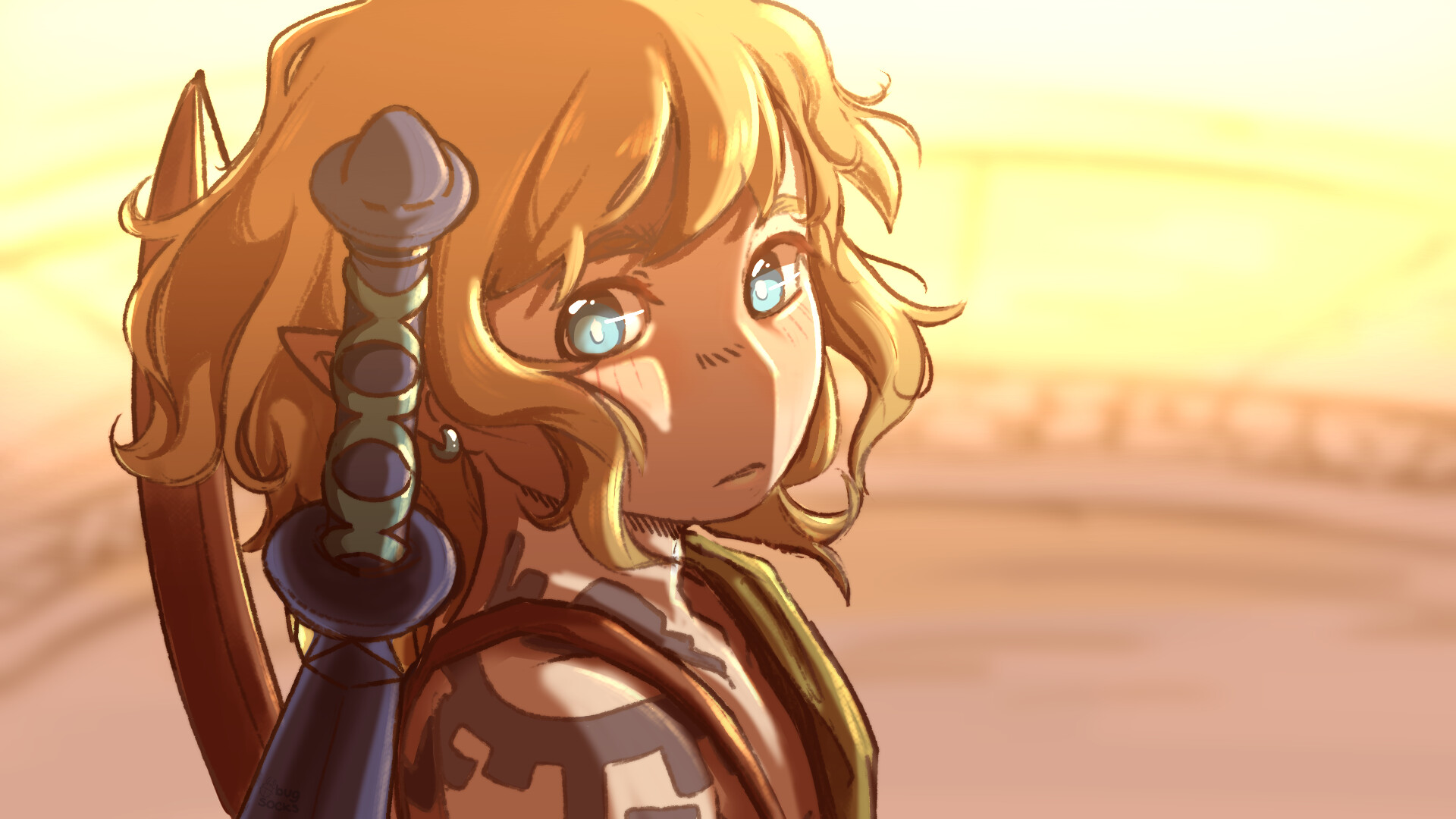 ArtStation - botw 2 trailer frame redraw