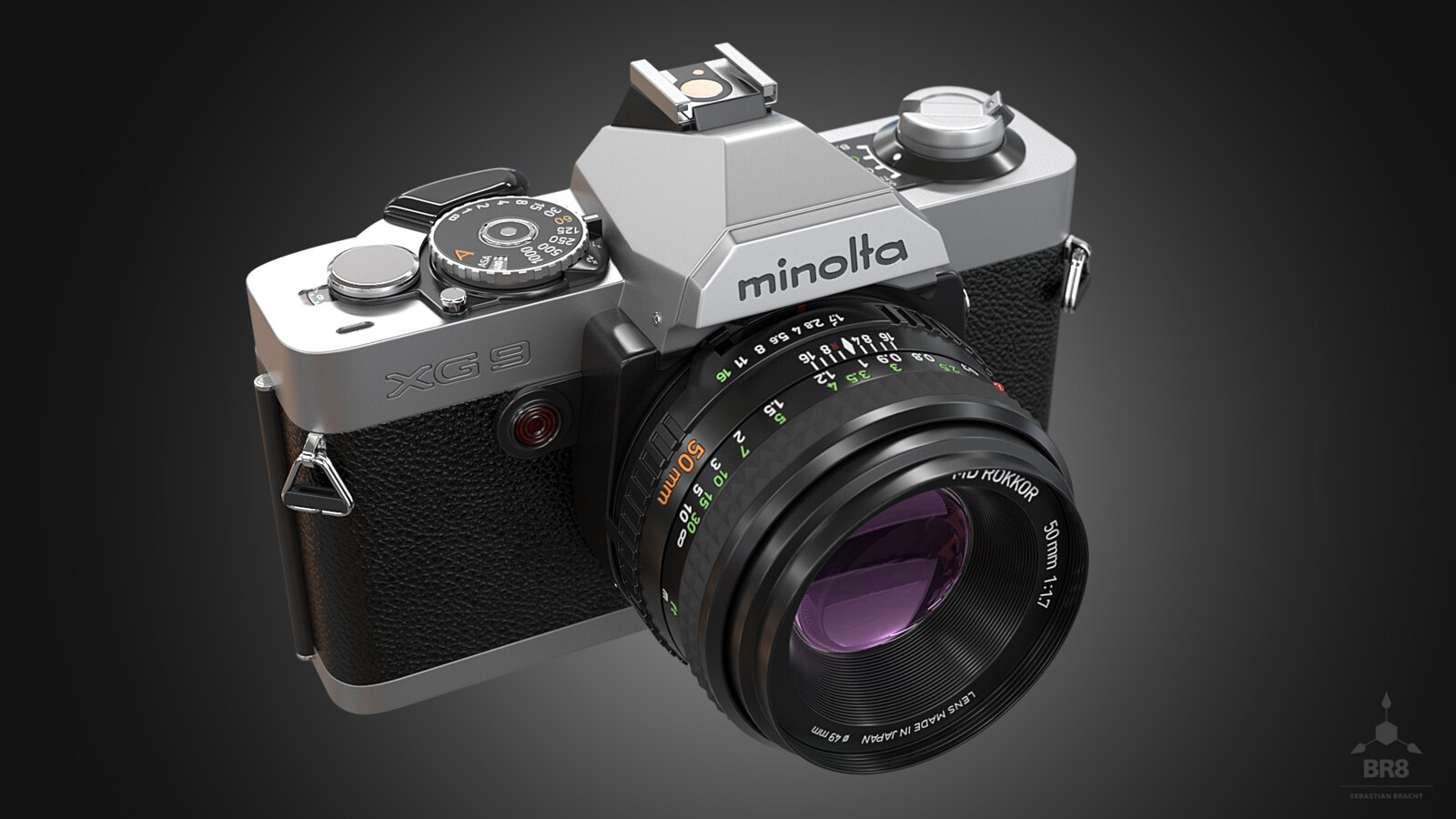 Minolta XG 9 | 3/4 View Left | 1920x1080