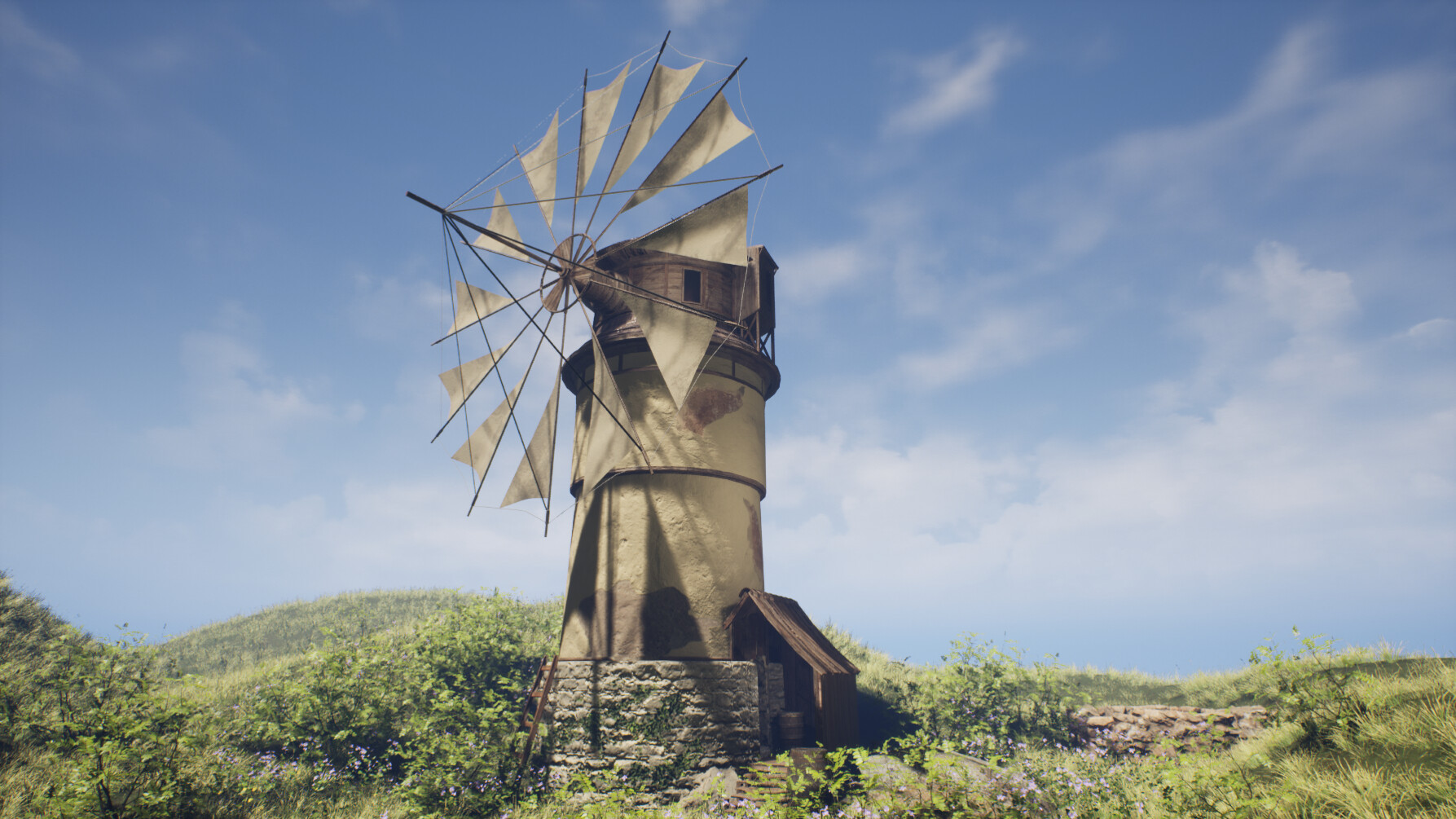 ArtStation The Witcher Windmill 9 Hours Challenge Unreal Engine 5