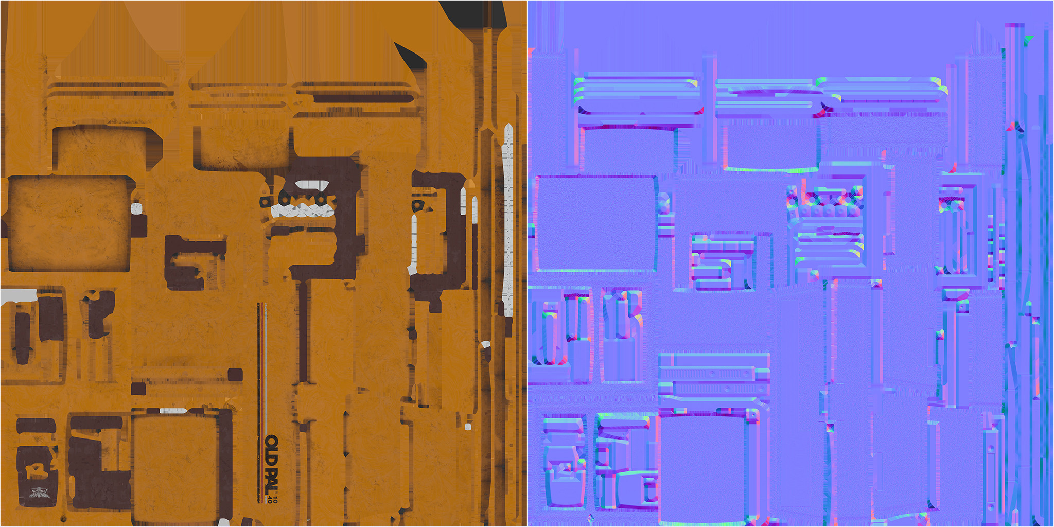 Albedo and Normal Map