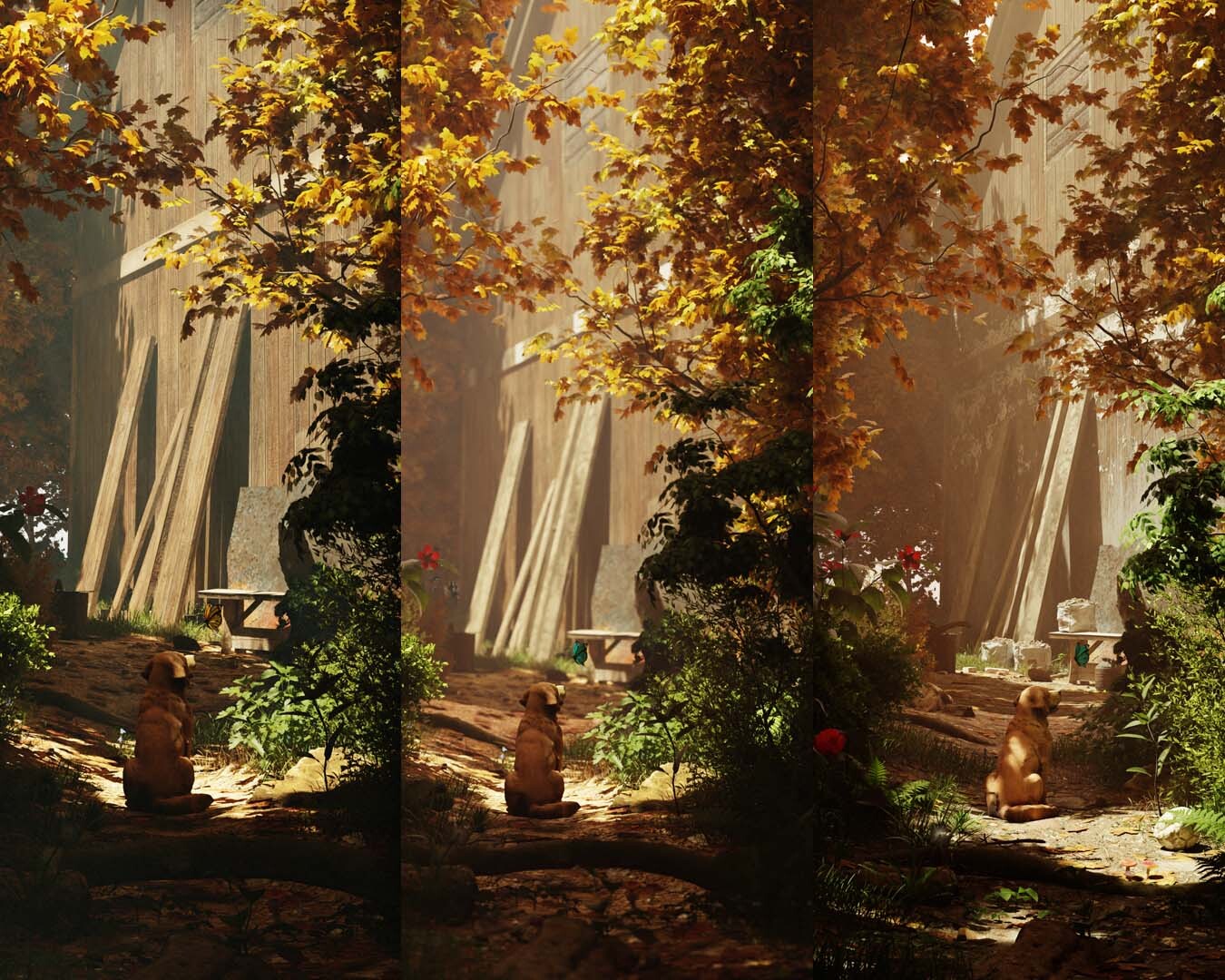 I went through different lighting and composition changes until I've found something that I like. I'm glad I didn't go with the first render I got because messing with the lighting was a huge step for me in this piece.
