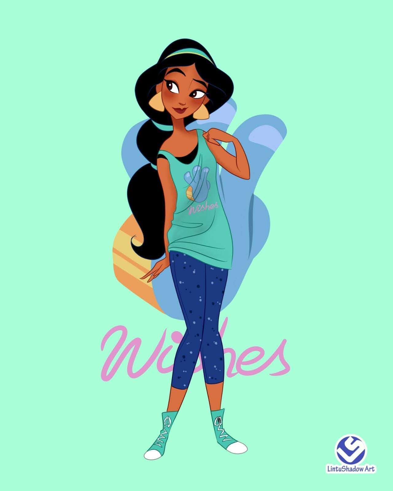 ArtStation Disney Princesses in their comfy clothes