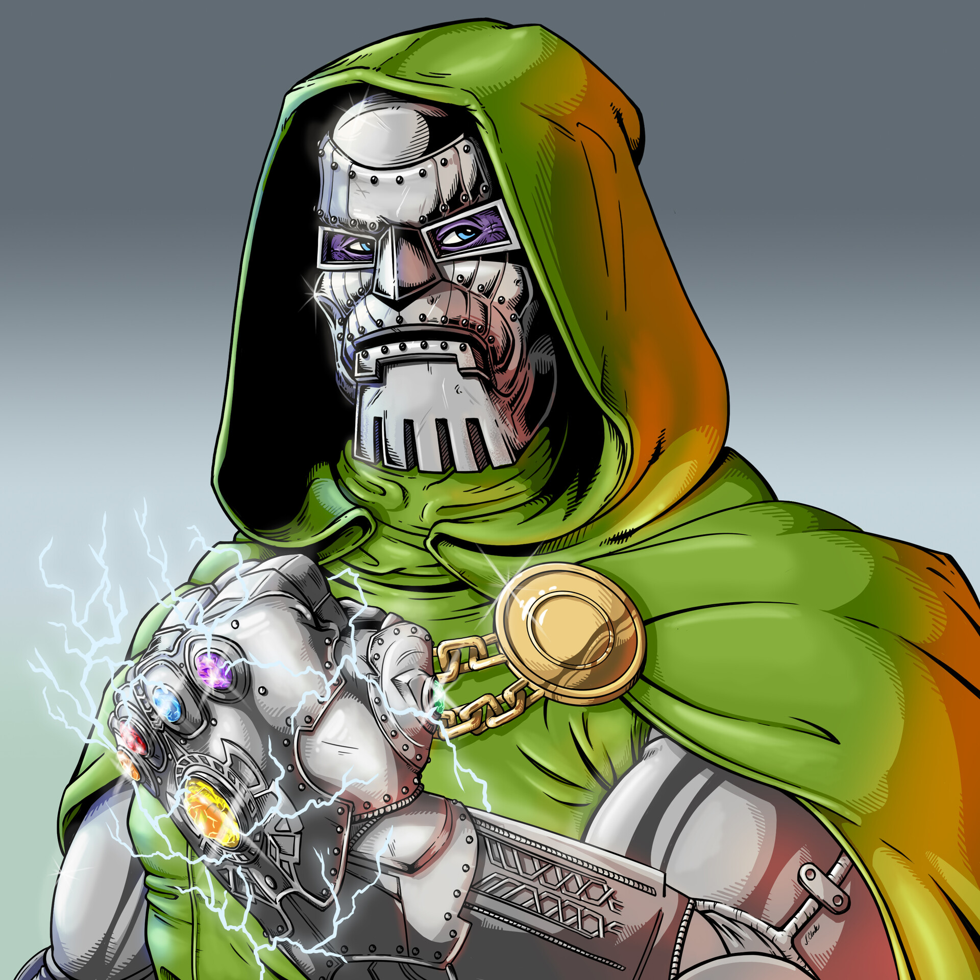Dr Doom Vs Thanos