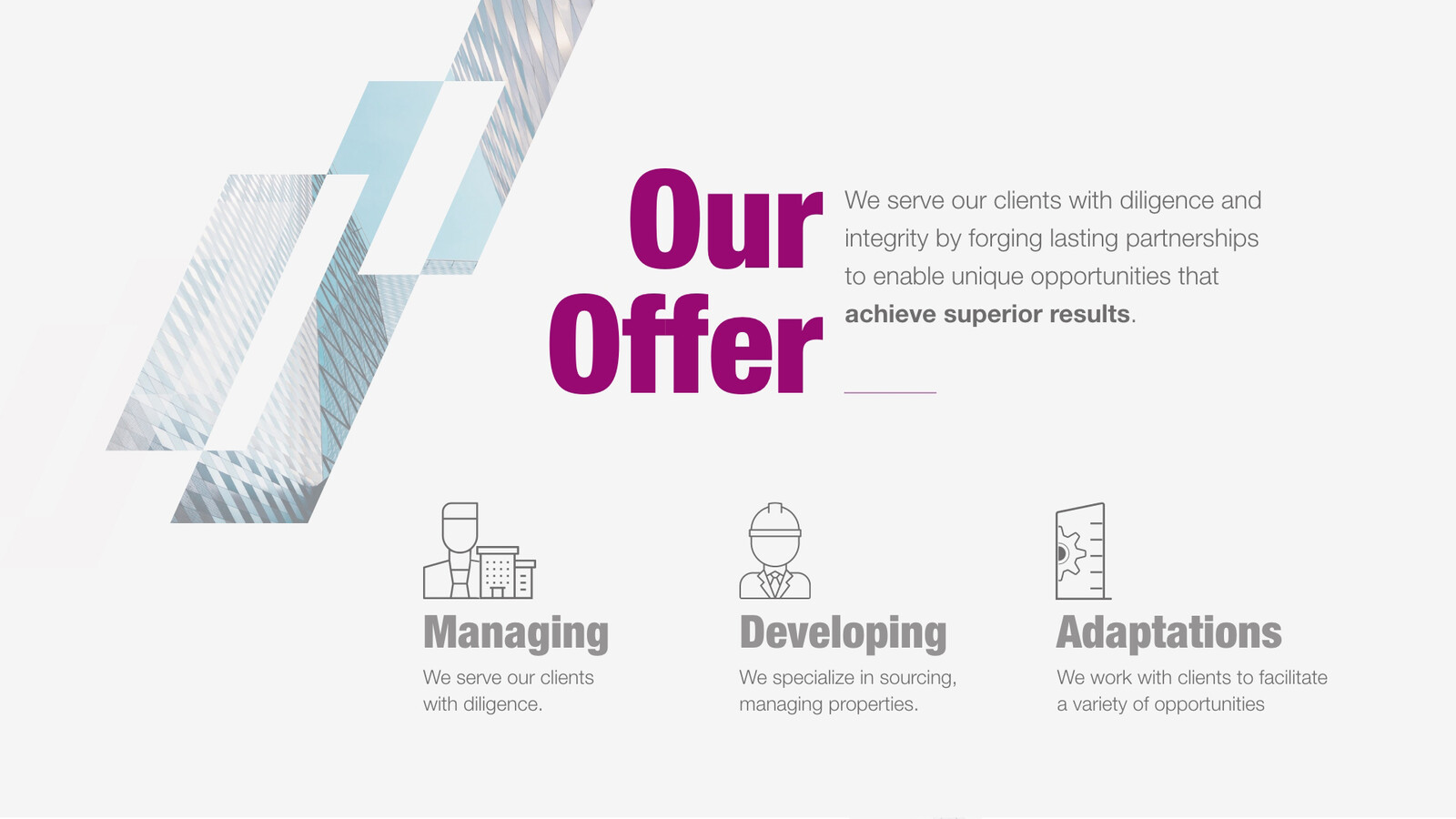 Section 2 - Our Offer