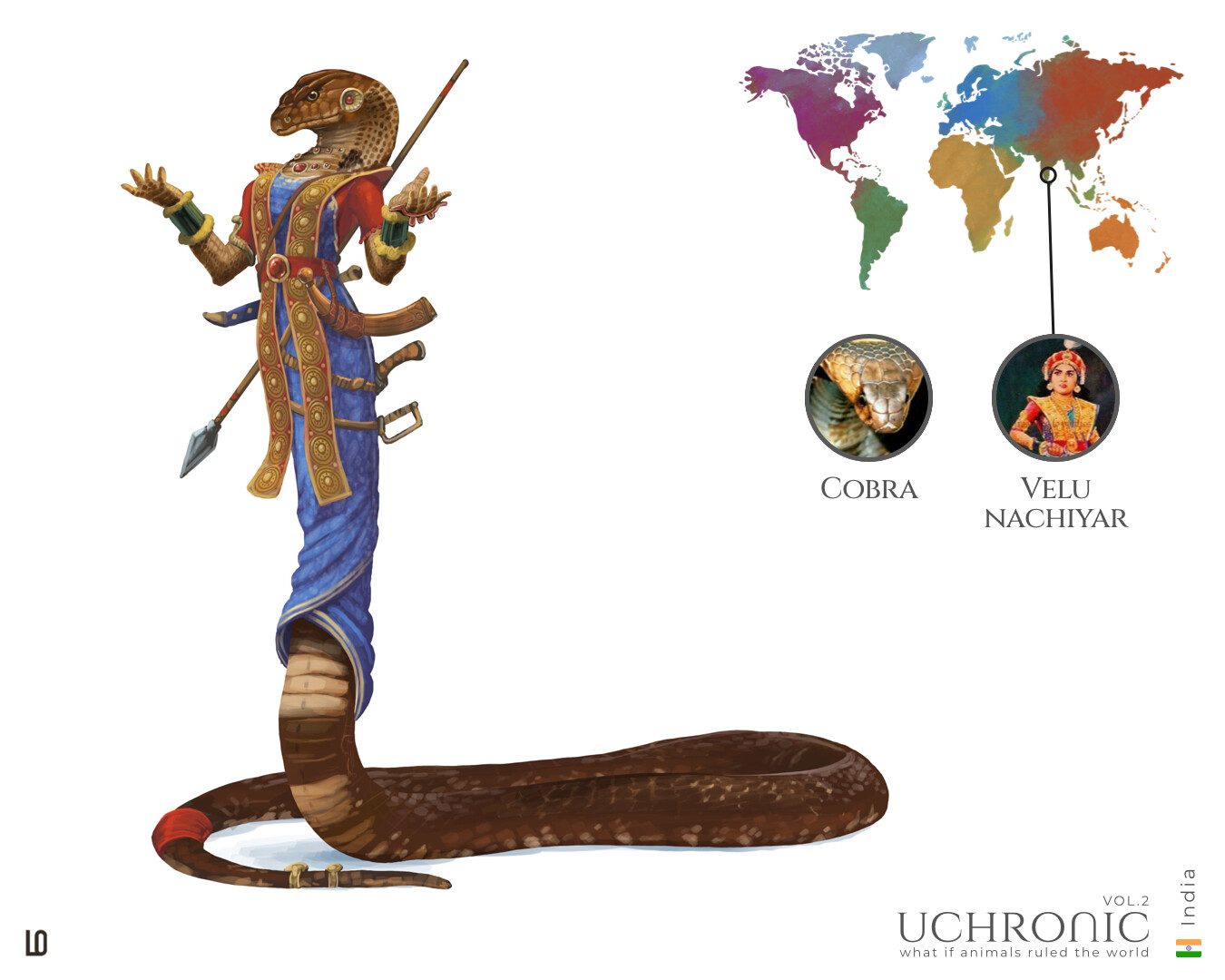 Velu Nachiyar, from India, would be as hypnotic and dangerous Cobra.