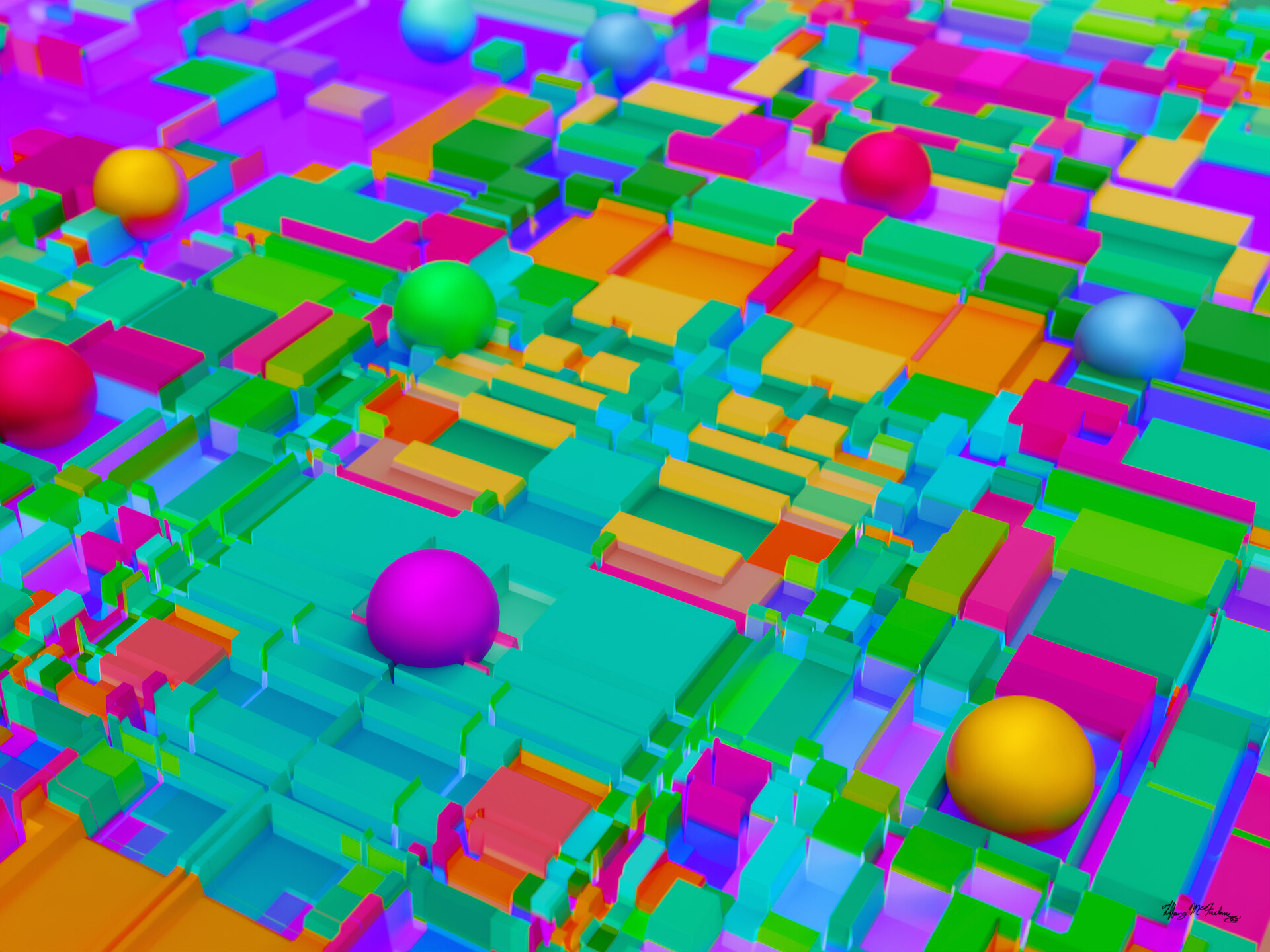 ArtStation Balls And Blocks