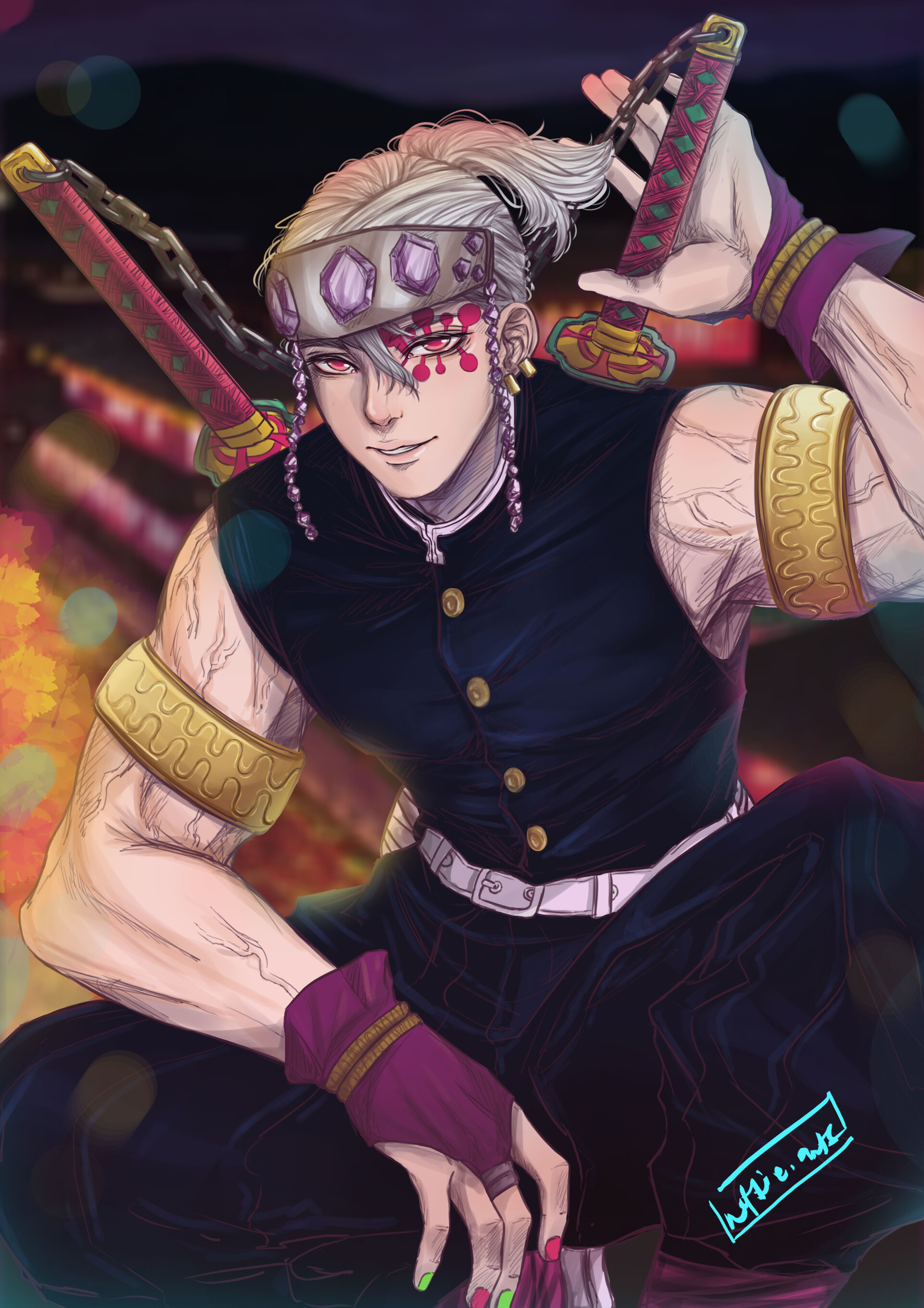 ArtStation Uzui Tengen fanart