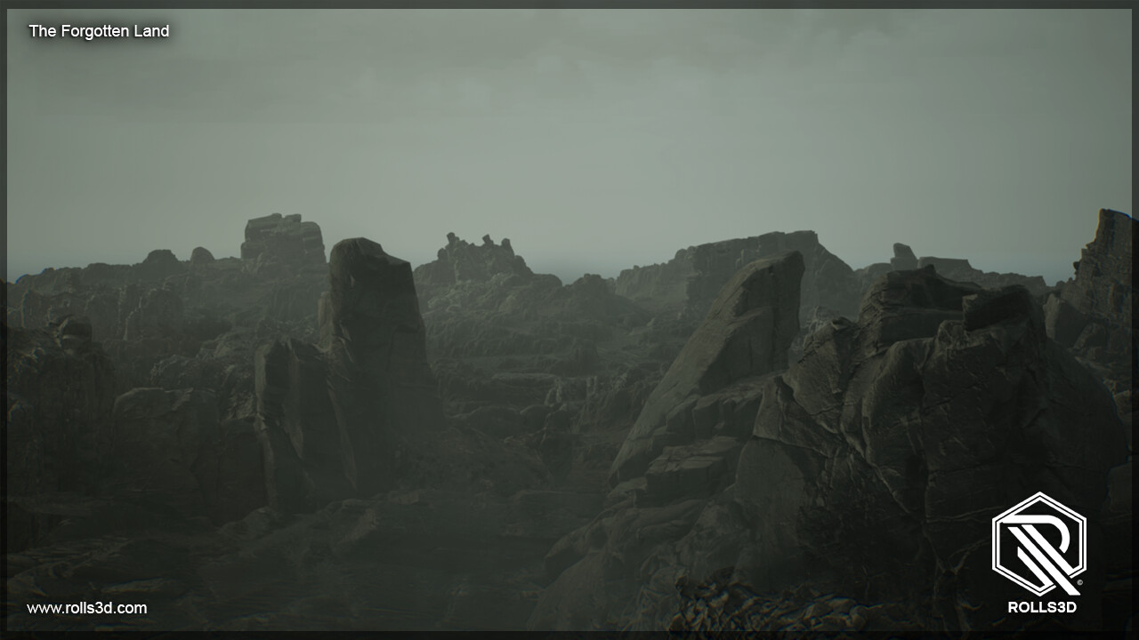 The Forgotten Land, a landscape created in Unreal Engine 5