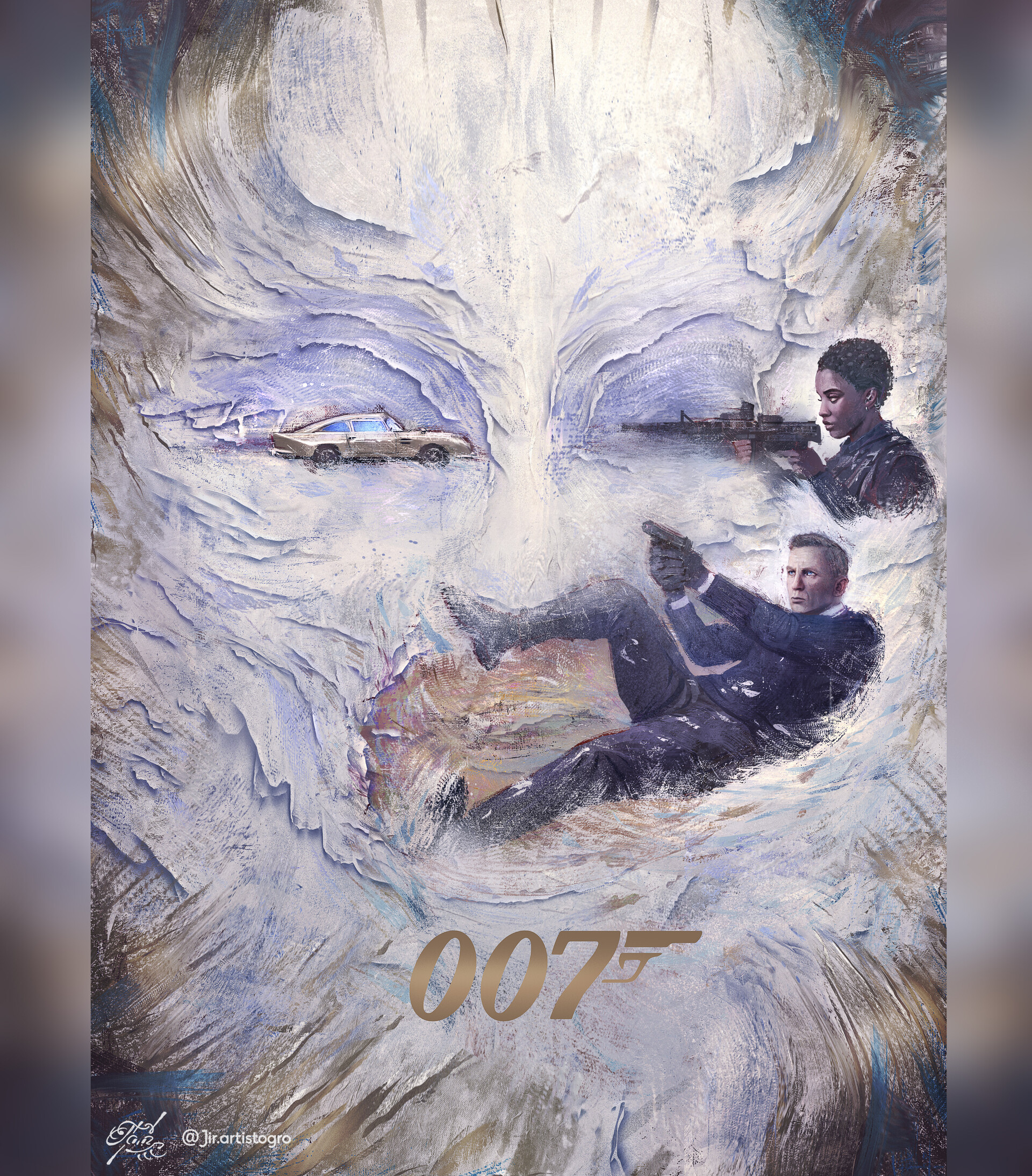 ArtStation - James Bond _ Fan-art Cover