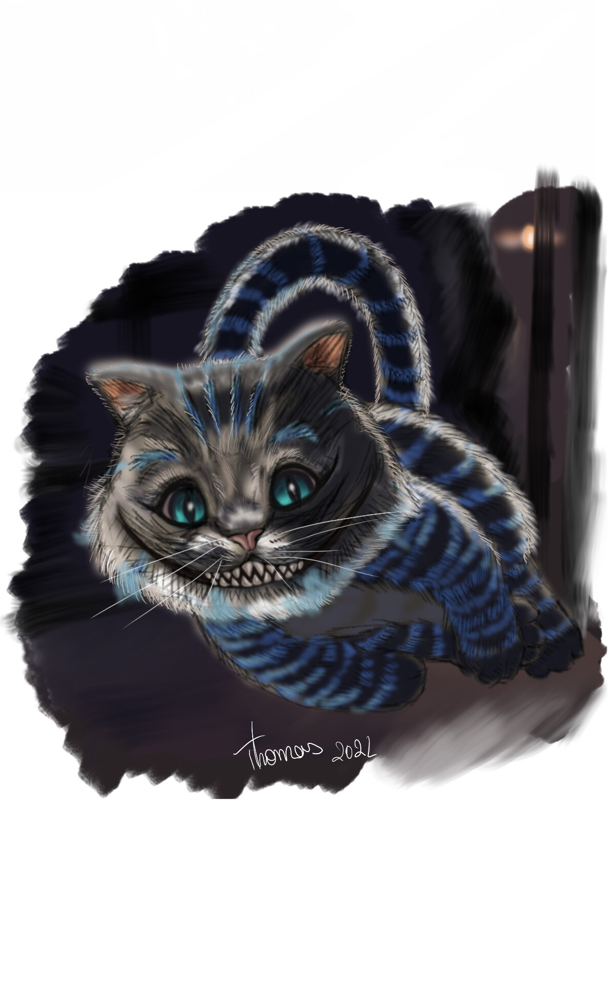 ArtStation - Gato de Cheshire(cheshire cat