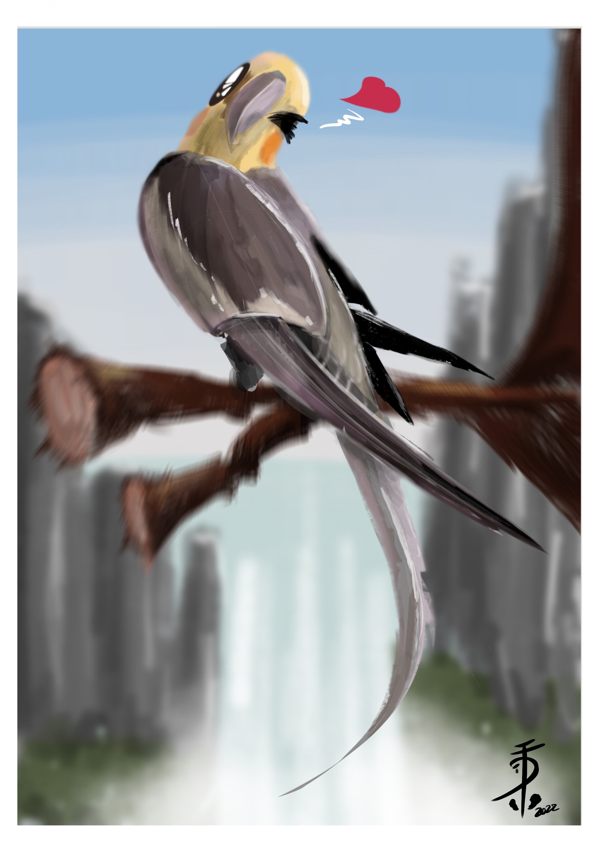 ArtStation Happy bird, happy hour