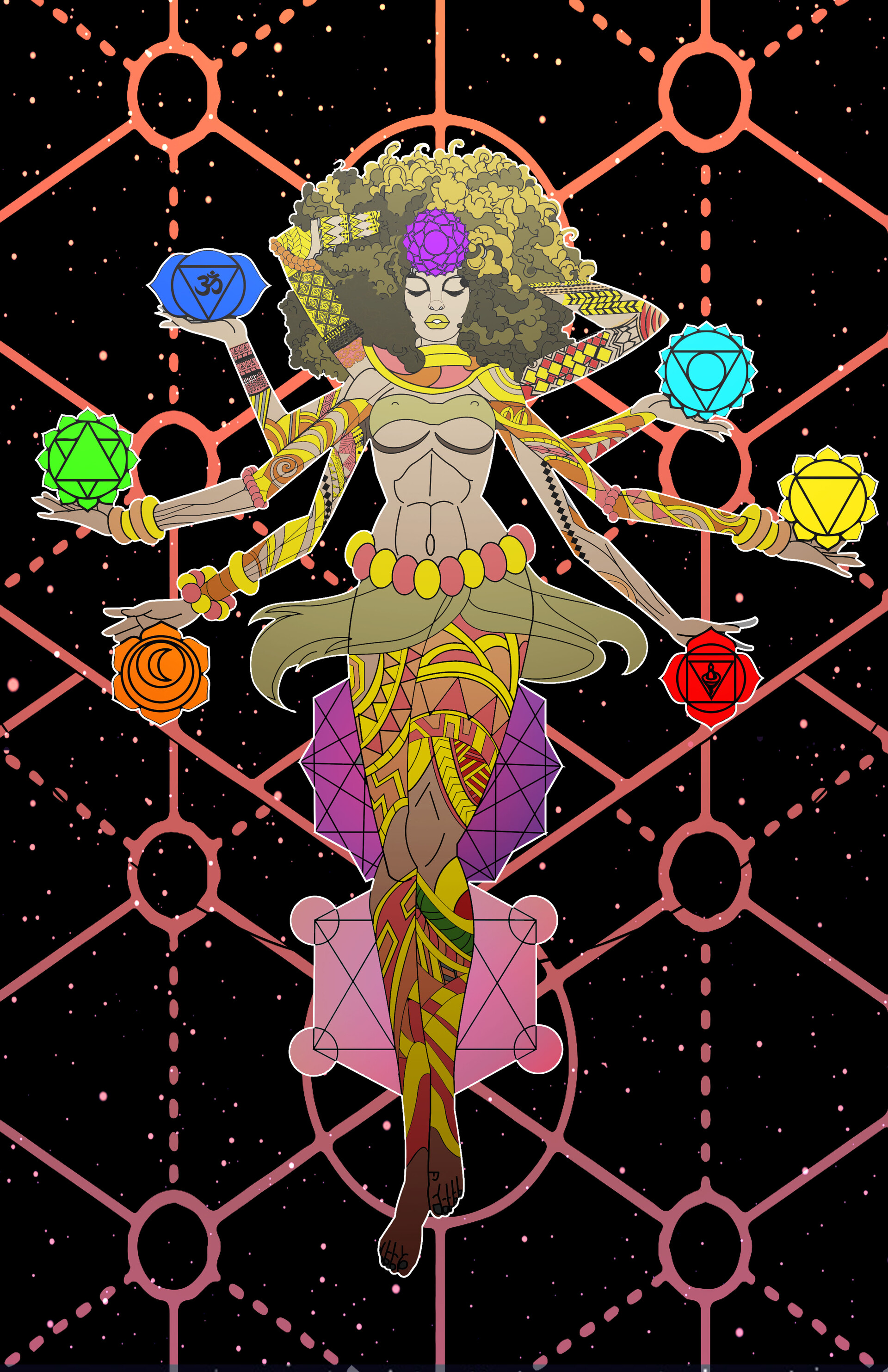 ArtStation Chakra Goddess