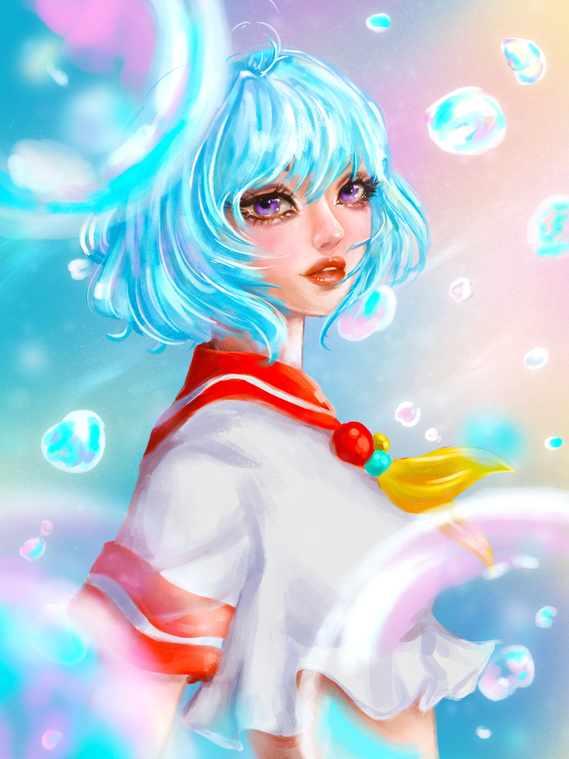 ArtStation Uta Bubble Anime From Netflix Fanart