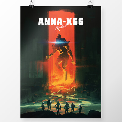 Promo poster for the ANNA-X66 TRPG