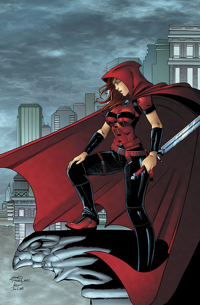 Scarlet Huntress 2 reprint for 2022. Homage to Jim Lee's Batman 608.

Pencils, inks, and colors by Sean Forney

Scarlet Huntress is copyright and registered trademark Stephanie and Sean Forney